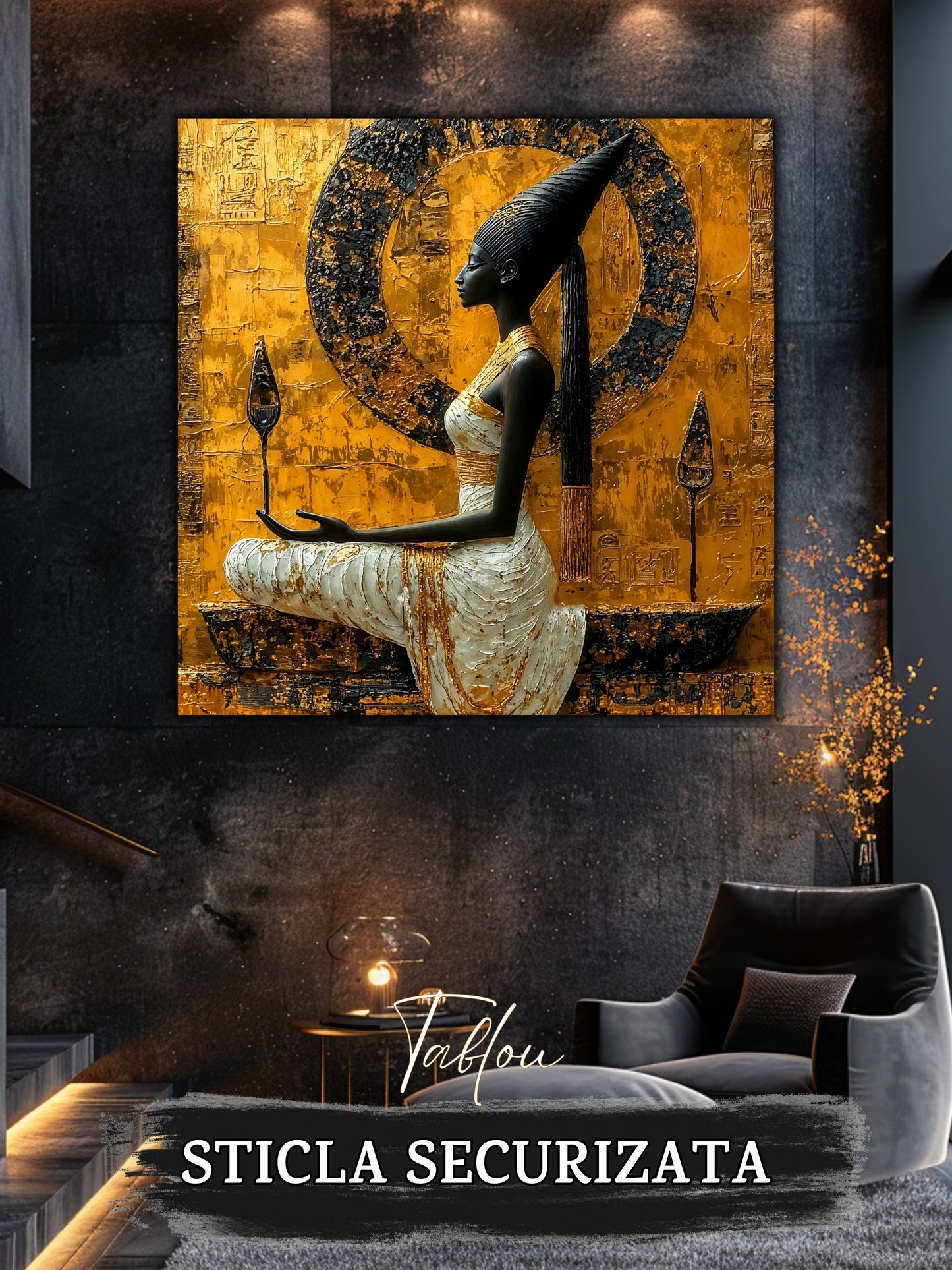 Whispers of the Nile - Tablou Sticla - 24