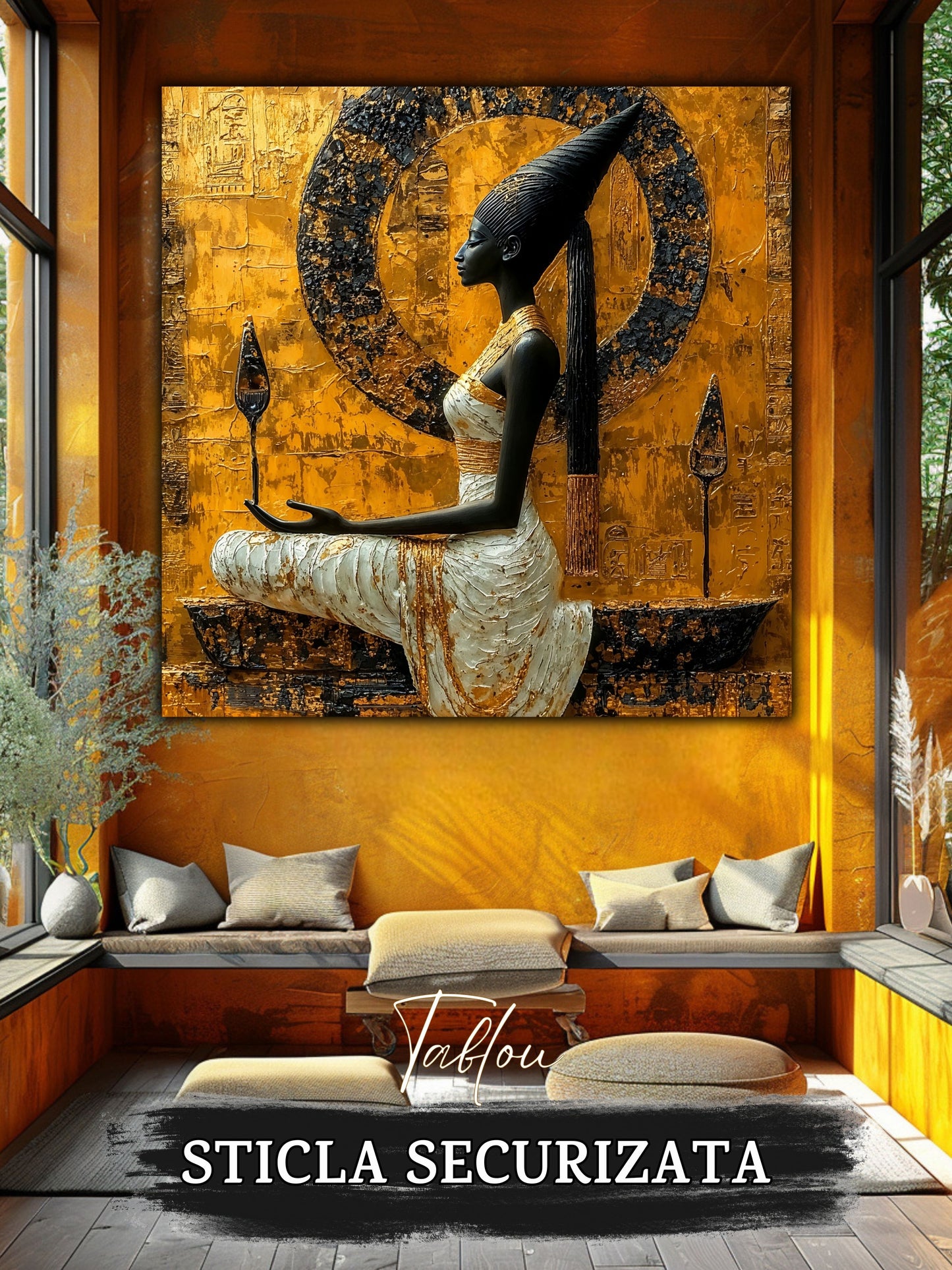 Whispers of the Nile - Tablou Sticla - 24