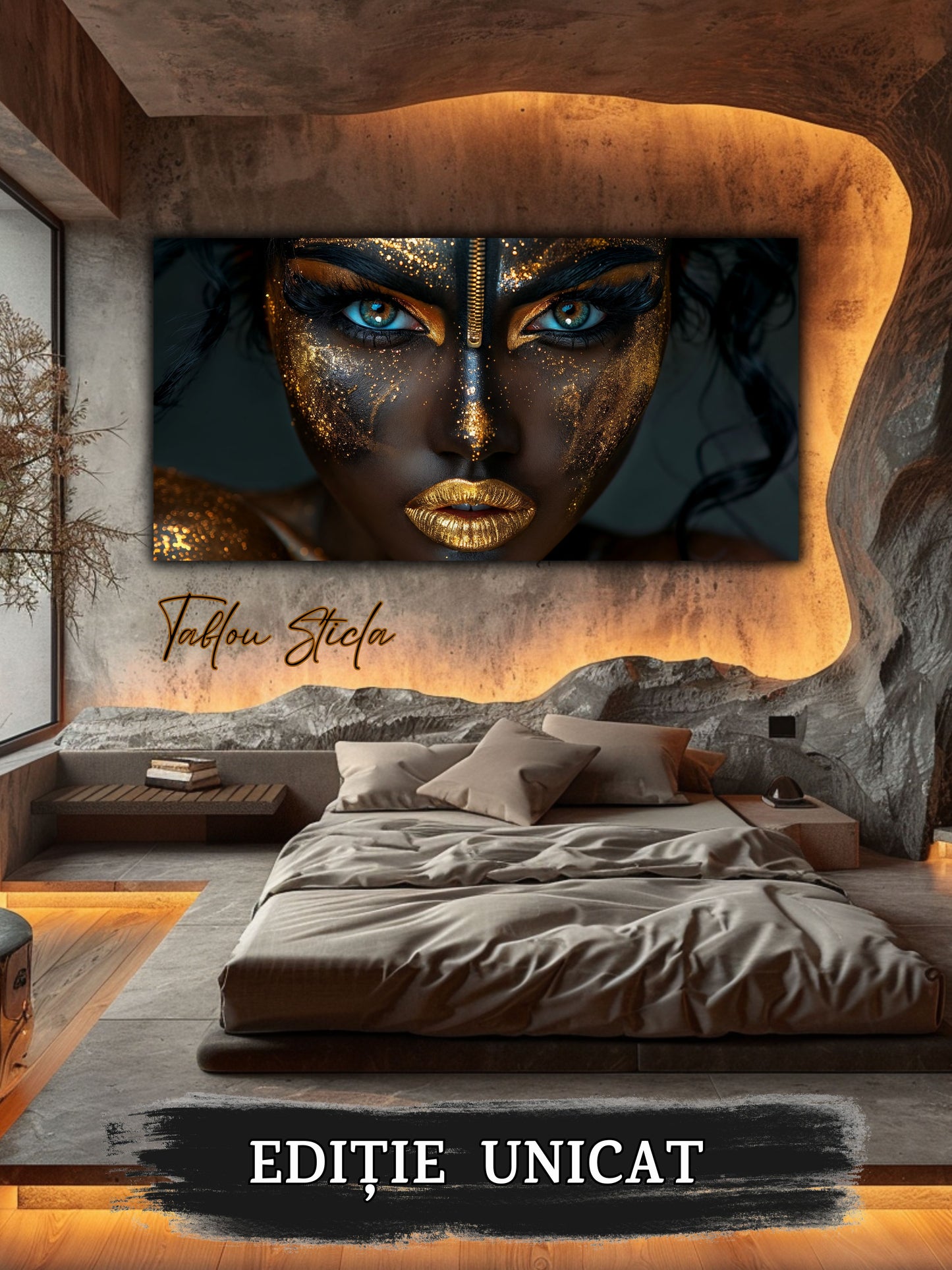 Dark Zen - Tablou Sticla Securizata - 14