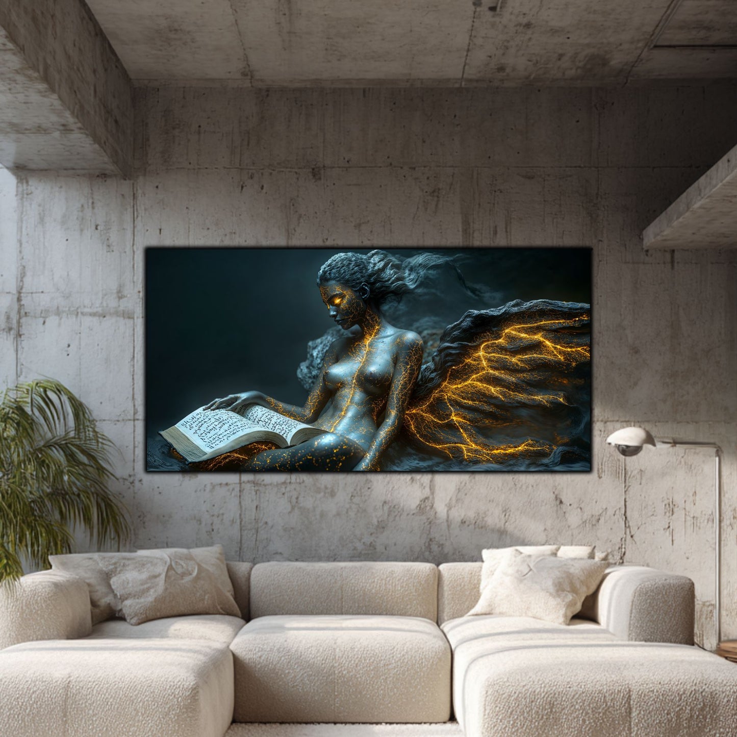 Beyond Meditation - Tablouri moderne pe sticla securizata pentru living contemporan NO06