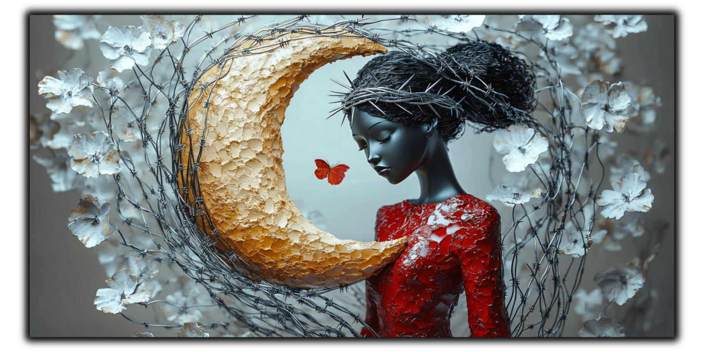 Thorned Beauty - Tablou Sticla Securizata - no07