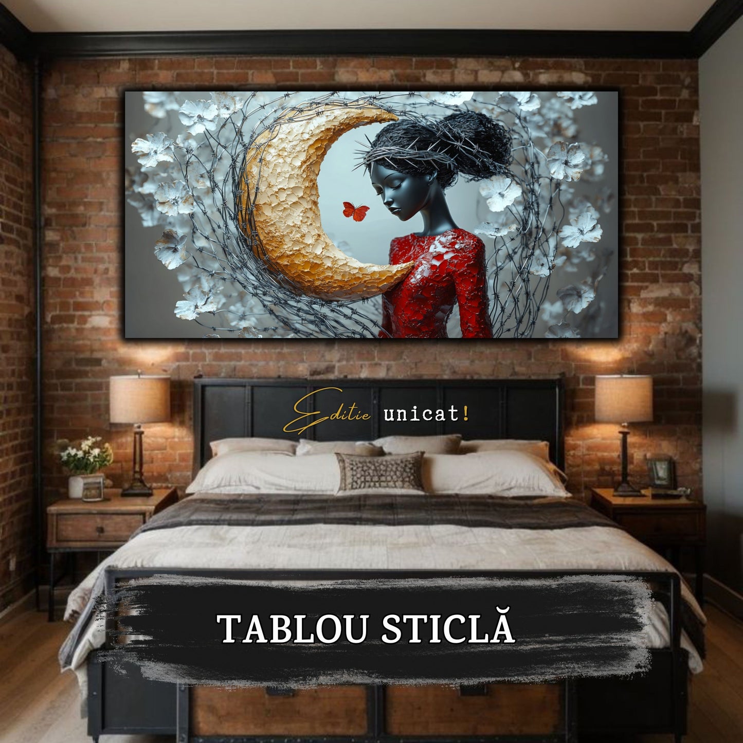 Thorned Beauty - Tablou Sticla Securizata - no07