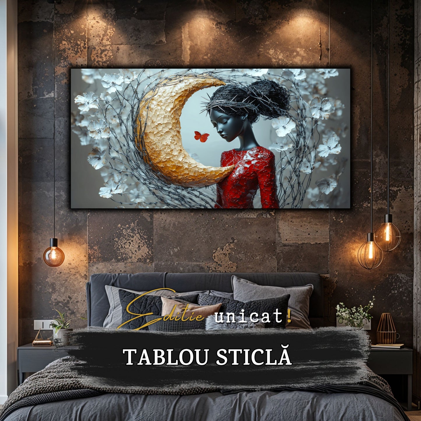 Thorned Beauty - Tablou Sticla Securizata - no07