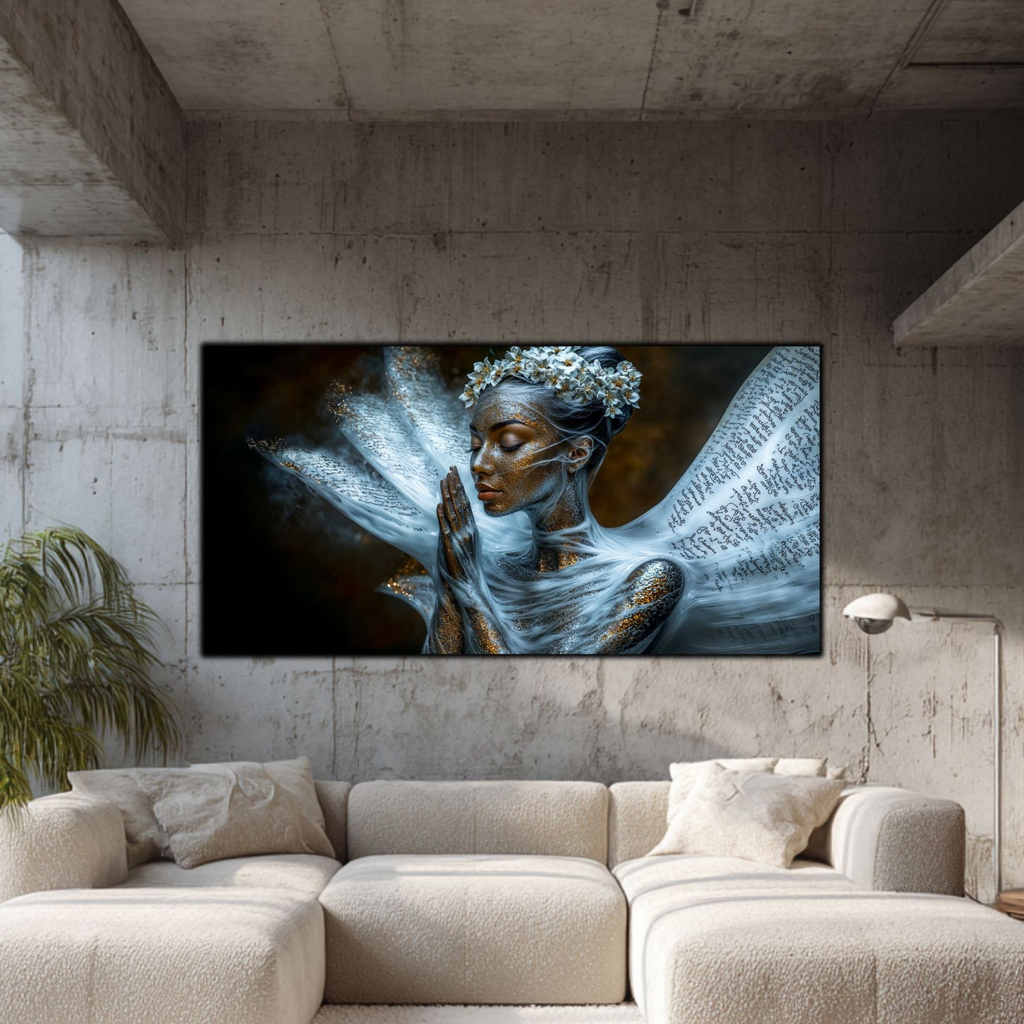 Beyond Meditation - Tablouri moderne pe sticla securizata pentru living contemporan NO02