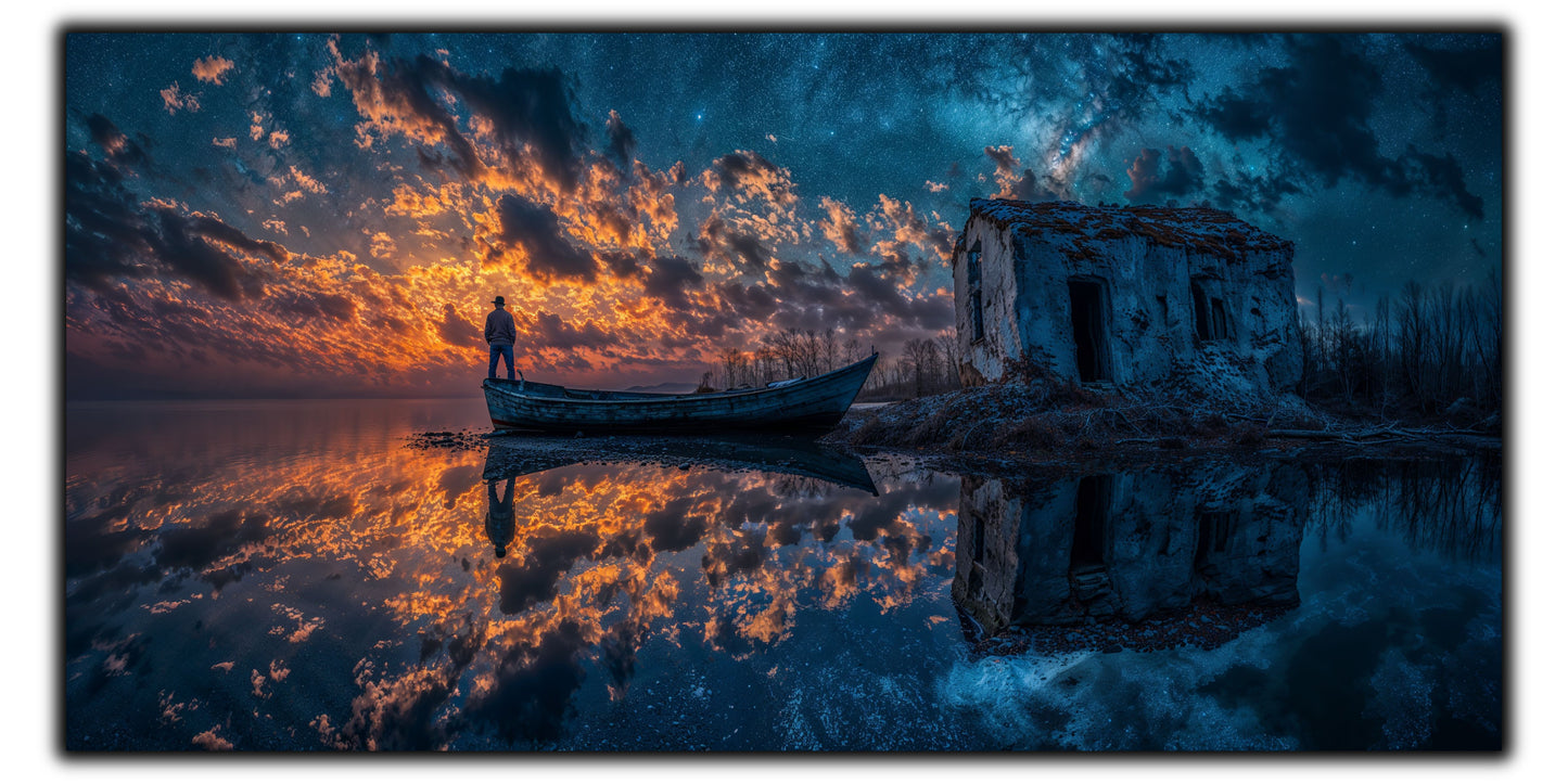 Night and Soul - Tablou Living - Sticla Securizata - no14