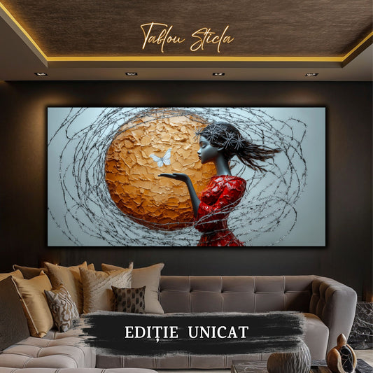 Thorned Beauty - Tablou Sticla Securizata - no18