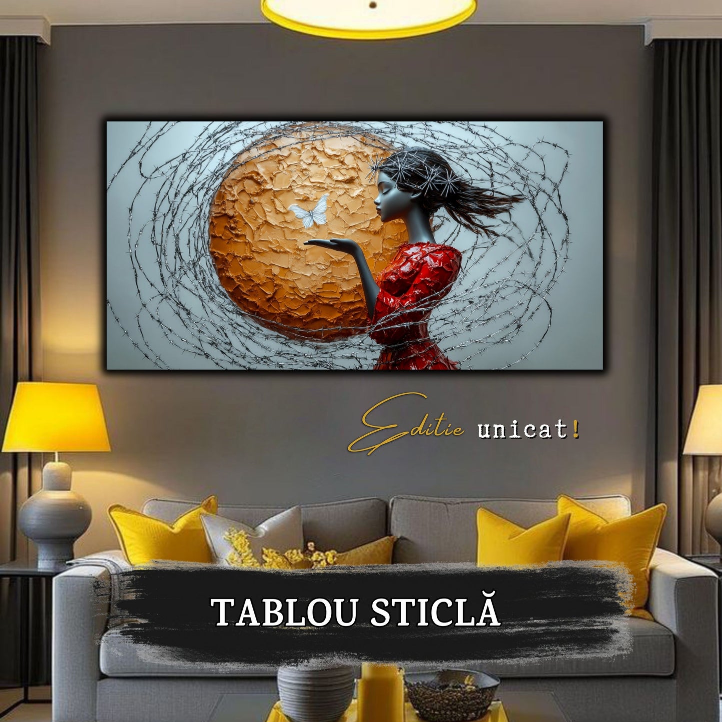 Thorned Beauty - Tablou Sticla Securizata - no18