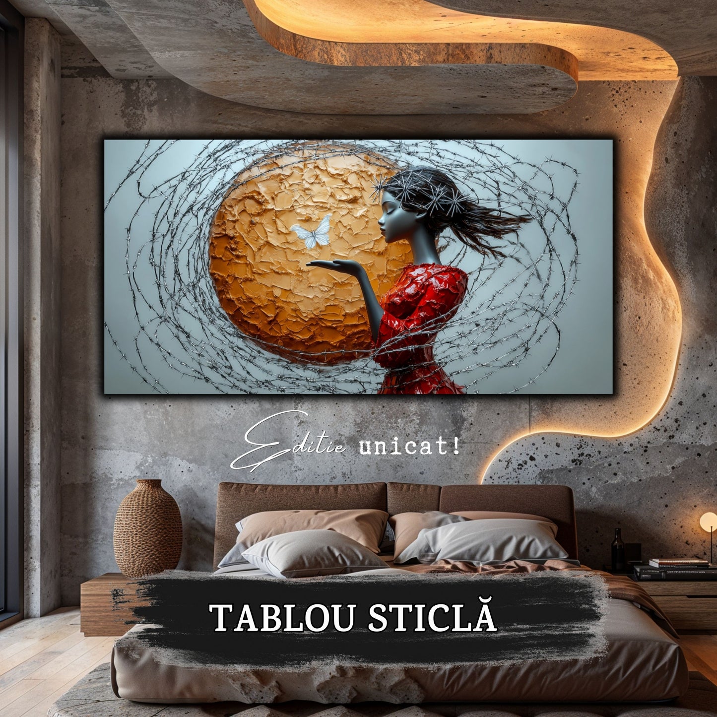 Thorned Beauty - Tablou Sticla Securizata - no18