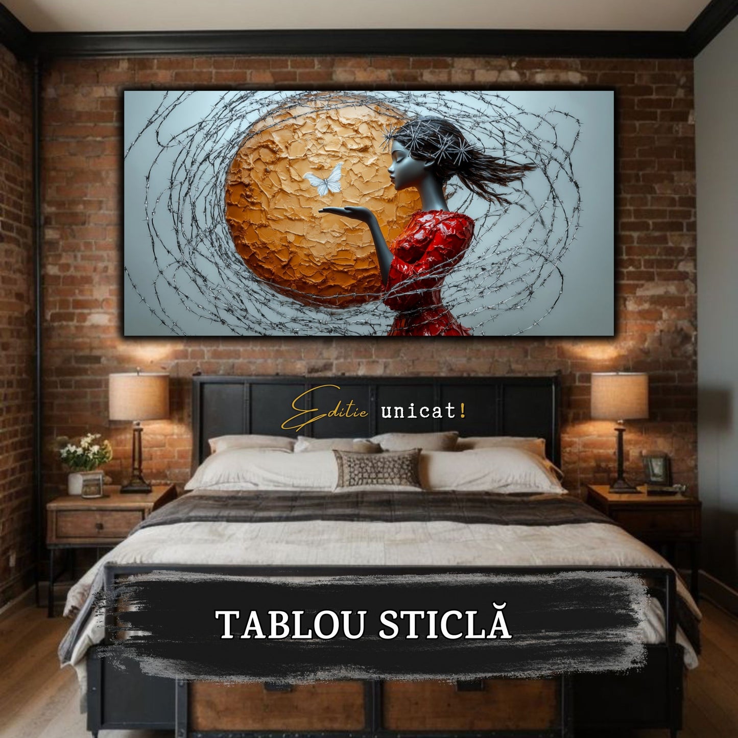 Thorned Beauty - Tablou Sticla Securizata - no18
