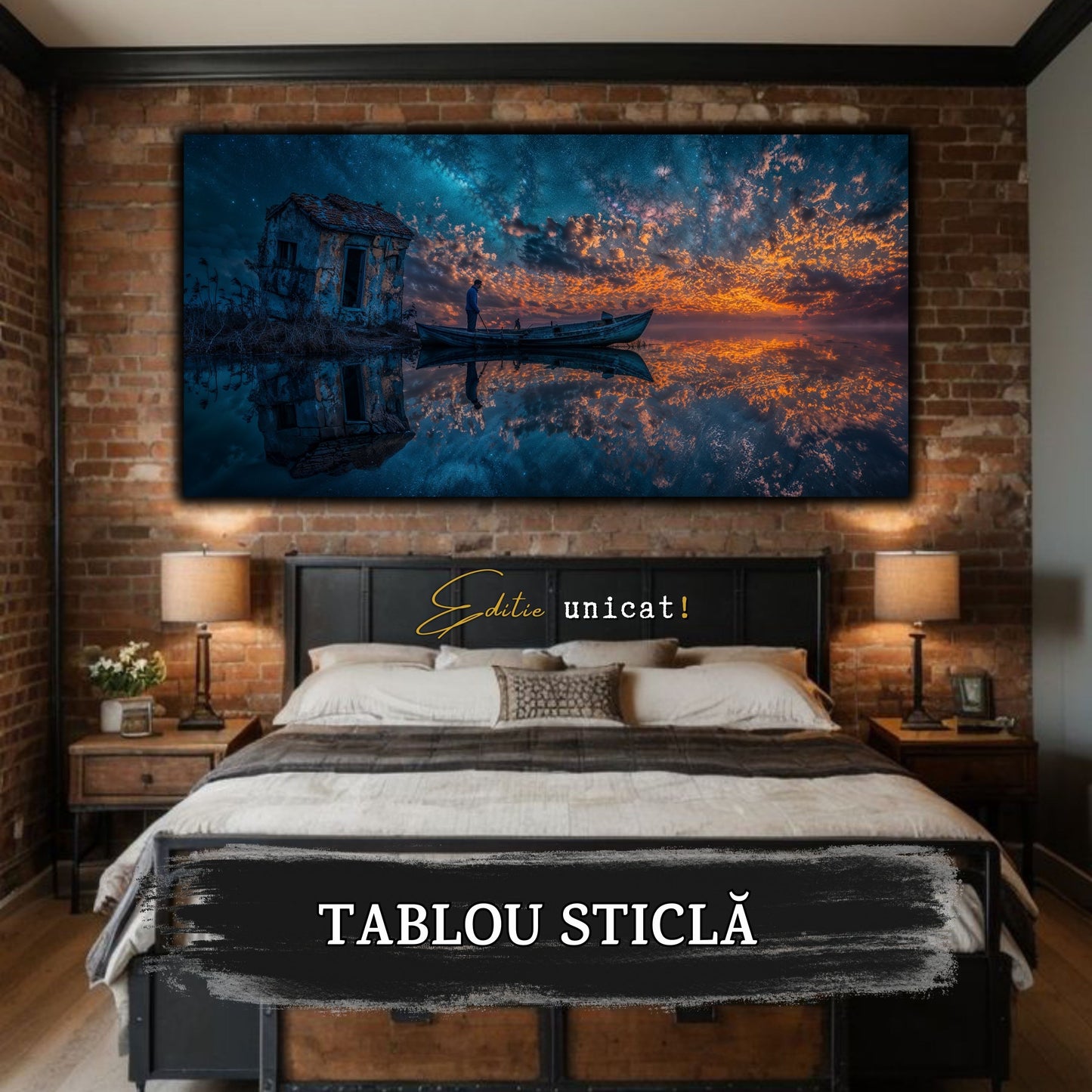 Night and Soul - Tablou Living - Sticla Securizata - no11