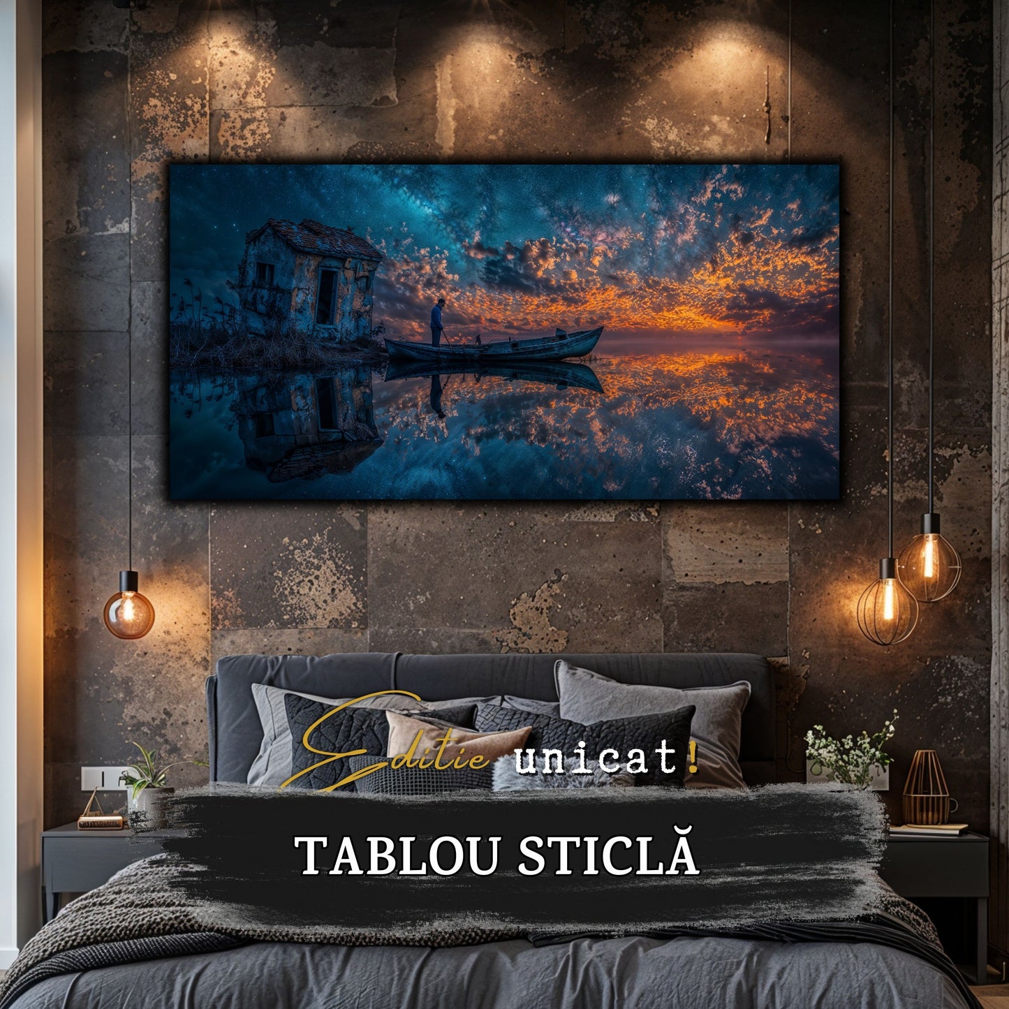 Night and Soul - Tablou Living - Sticla Securizata - no11