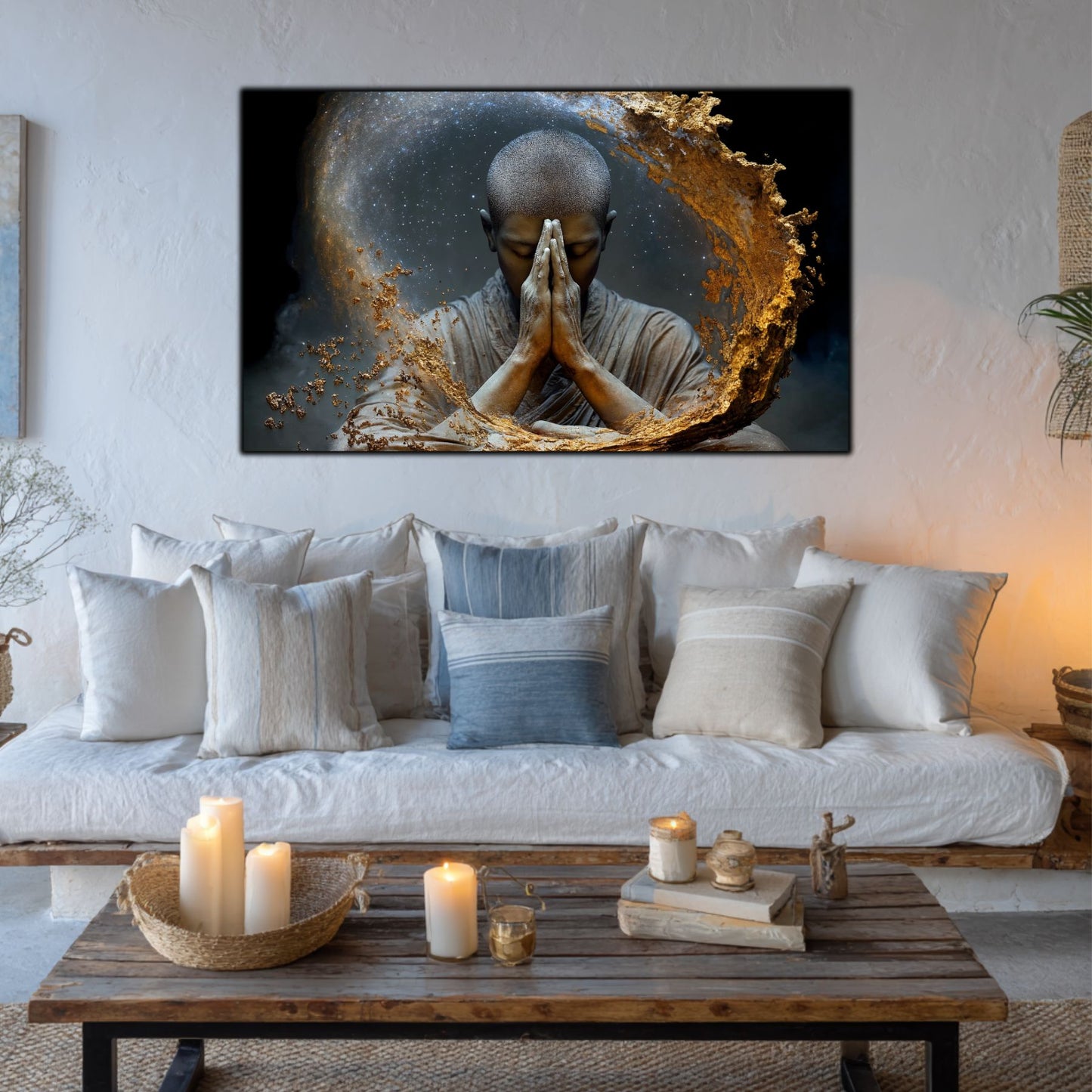 Tablou Decorativ pe Sticla Securizata – Ideal pt Dormitor si Living - Beyond Stardust No04