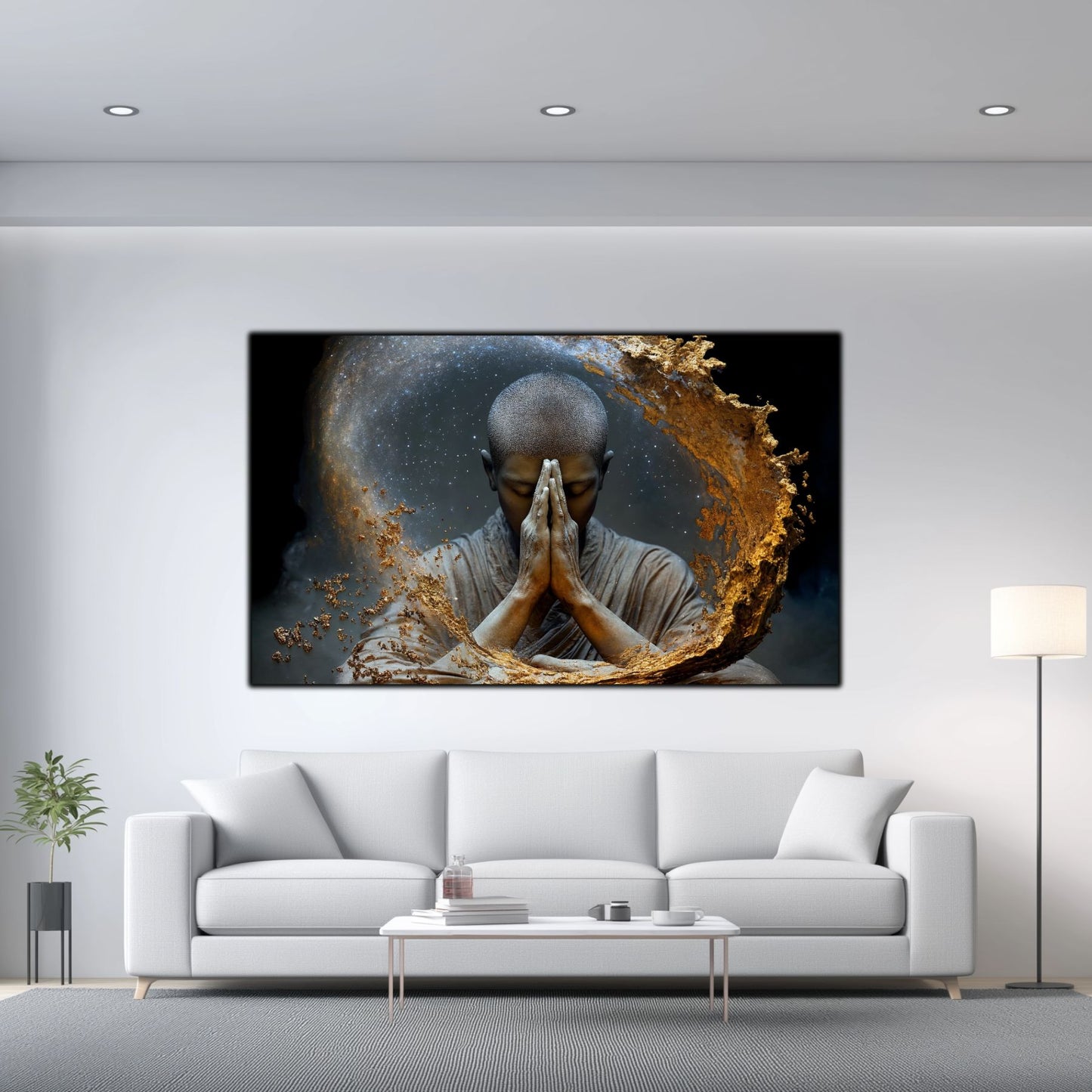 Tablou Decorativ pe Sticla Securizata – Ideal pt Dormitor si Living - Beyond Stardust No04