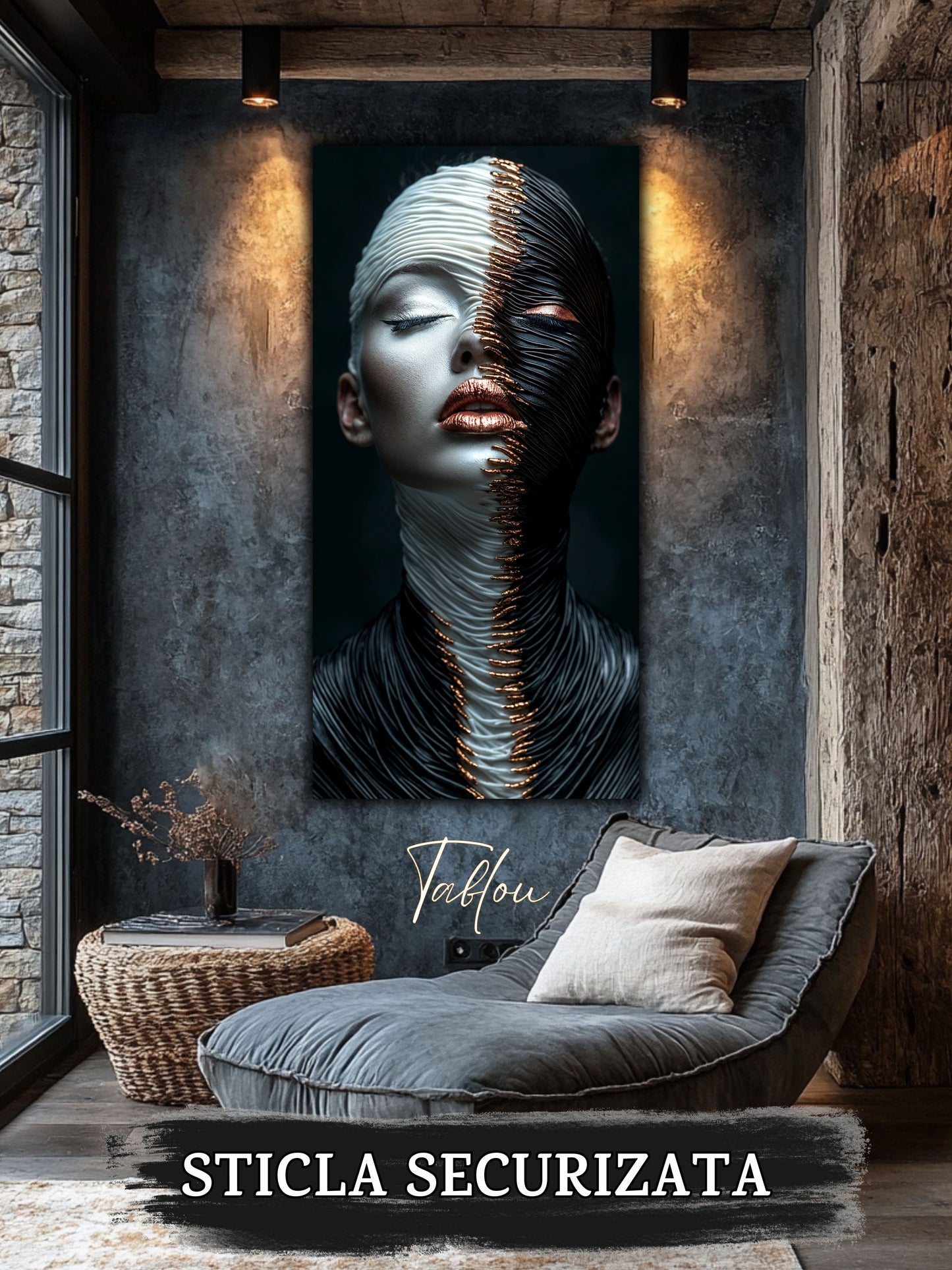 Innerverse - Tablou Sticla - Unicat - no13
