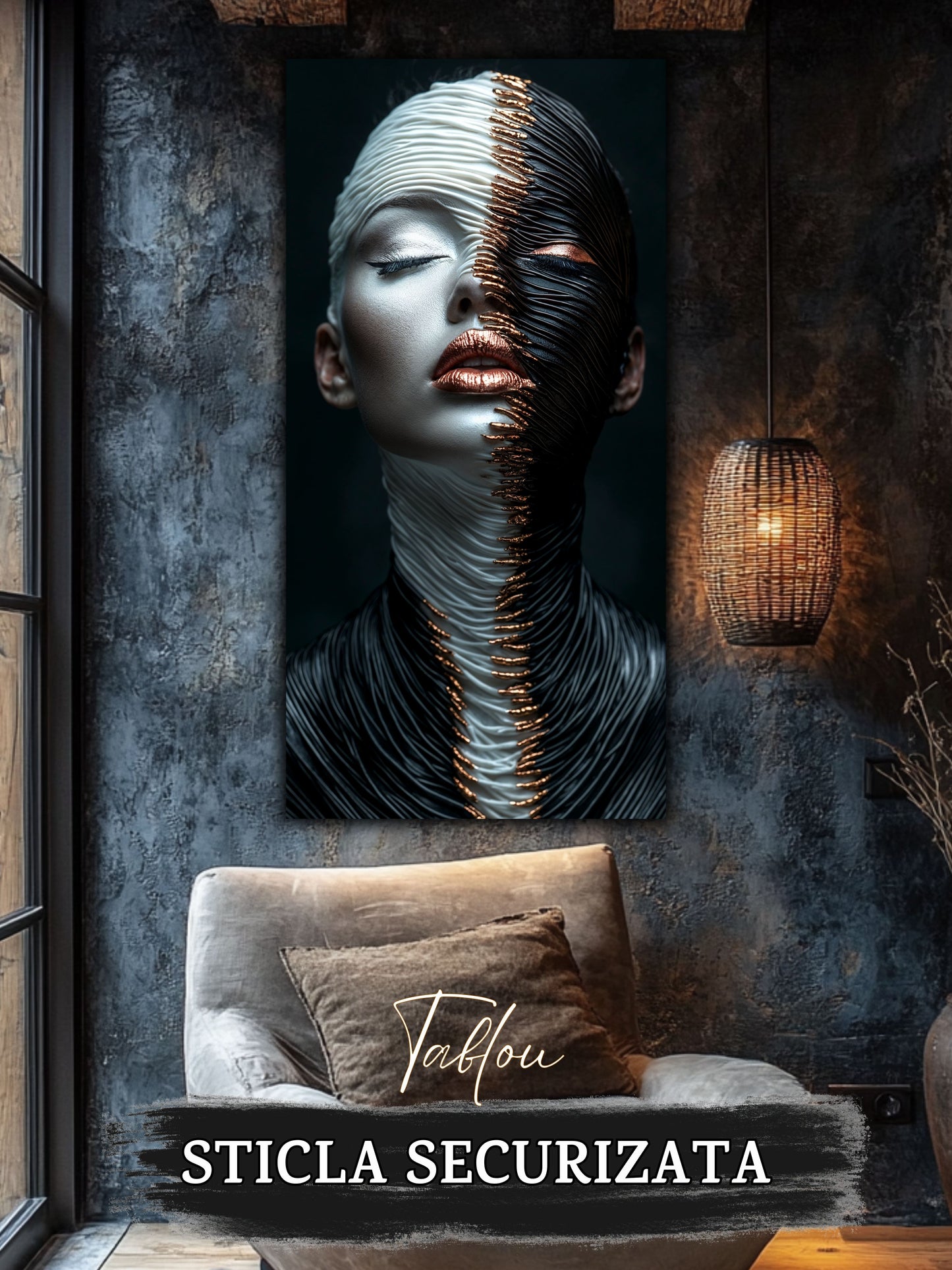 Innerverse - Tablou Sticla - Unicat - no13