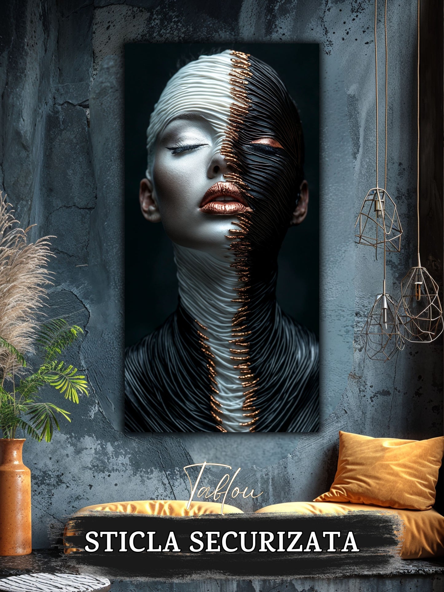 Innerverse - Tablou Sticla - Unicat - no13
