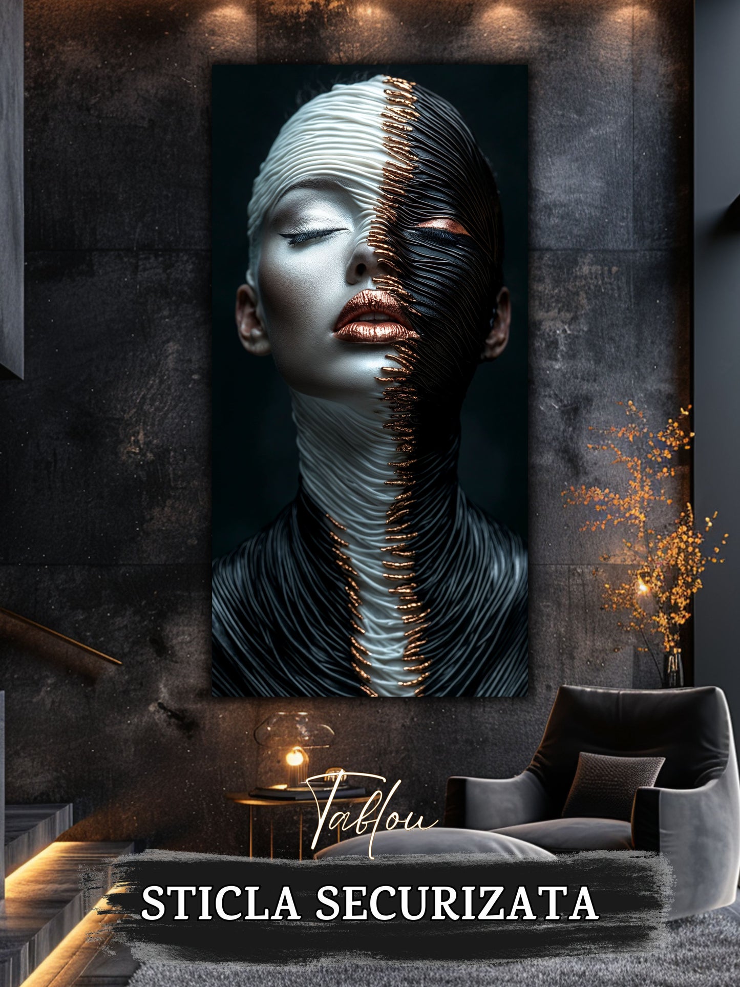Innerverse - Tablou Sticla - Unicat - no13