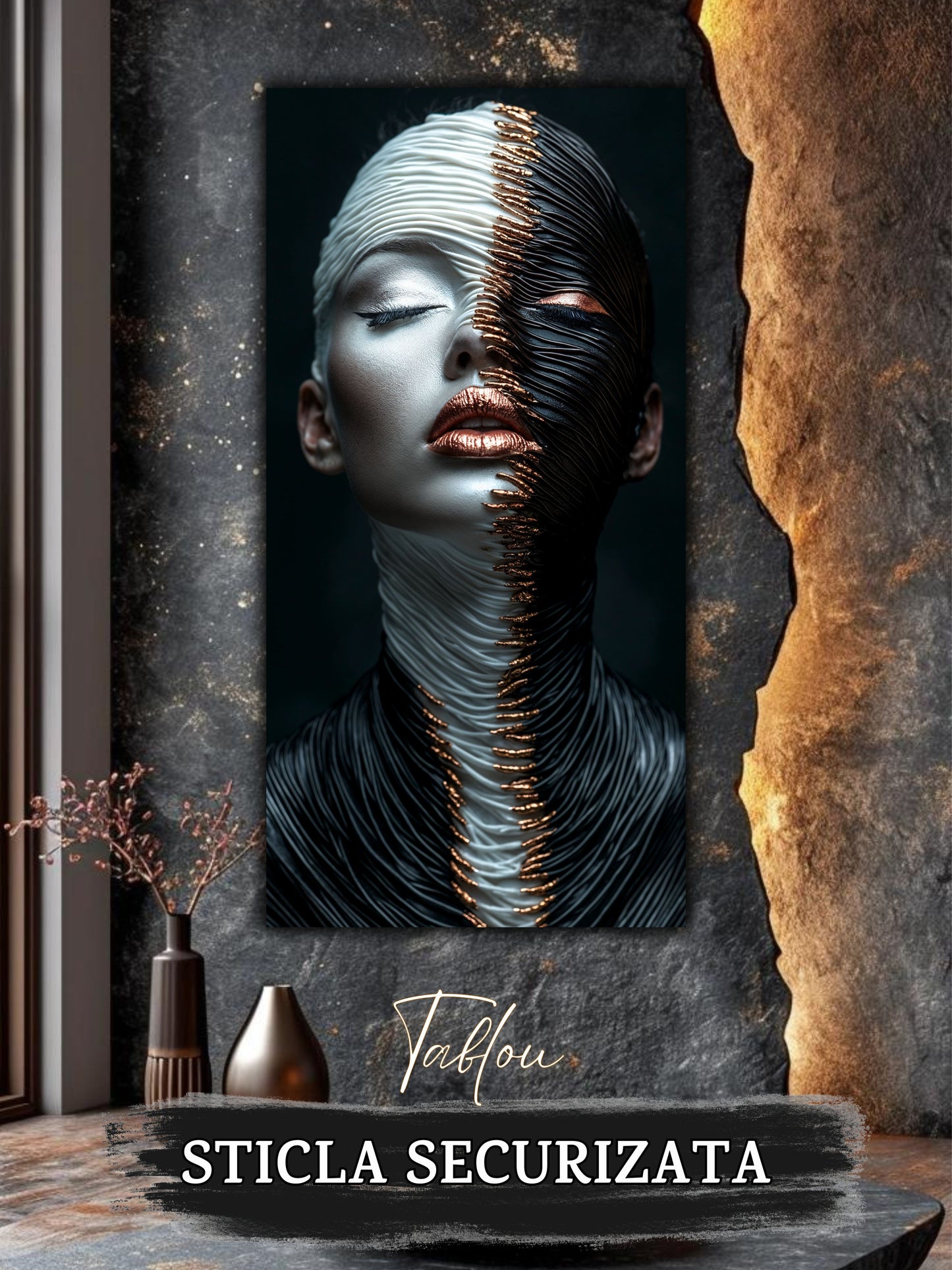 Innerverse - Tablou Sticla - Unicat - no13