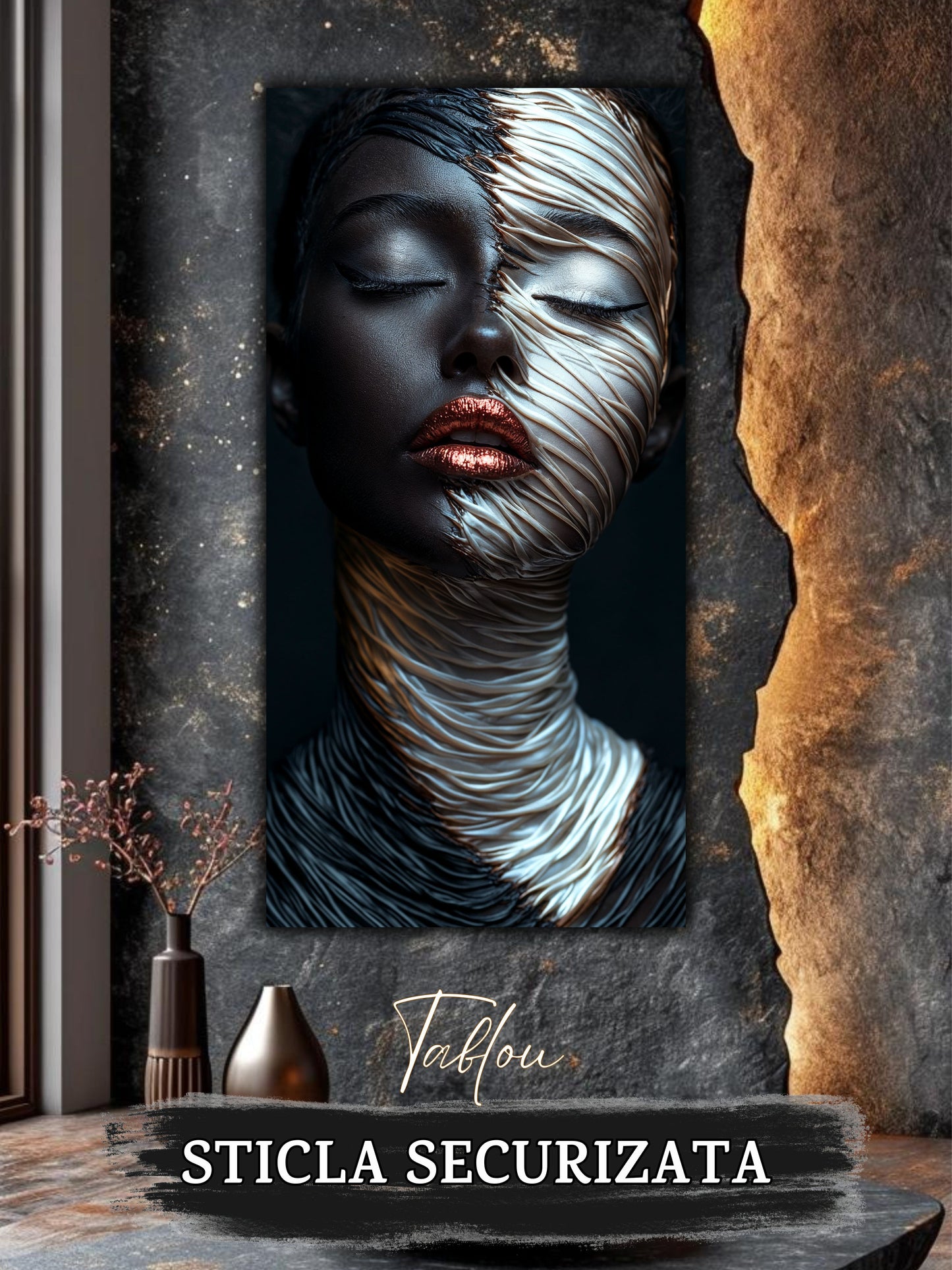 Innerverse - Tablou Sticla - Unicat - no14