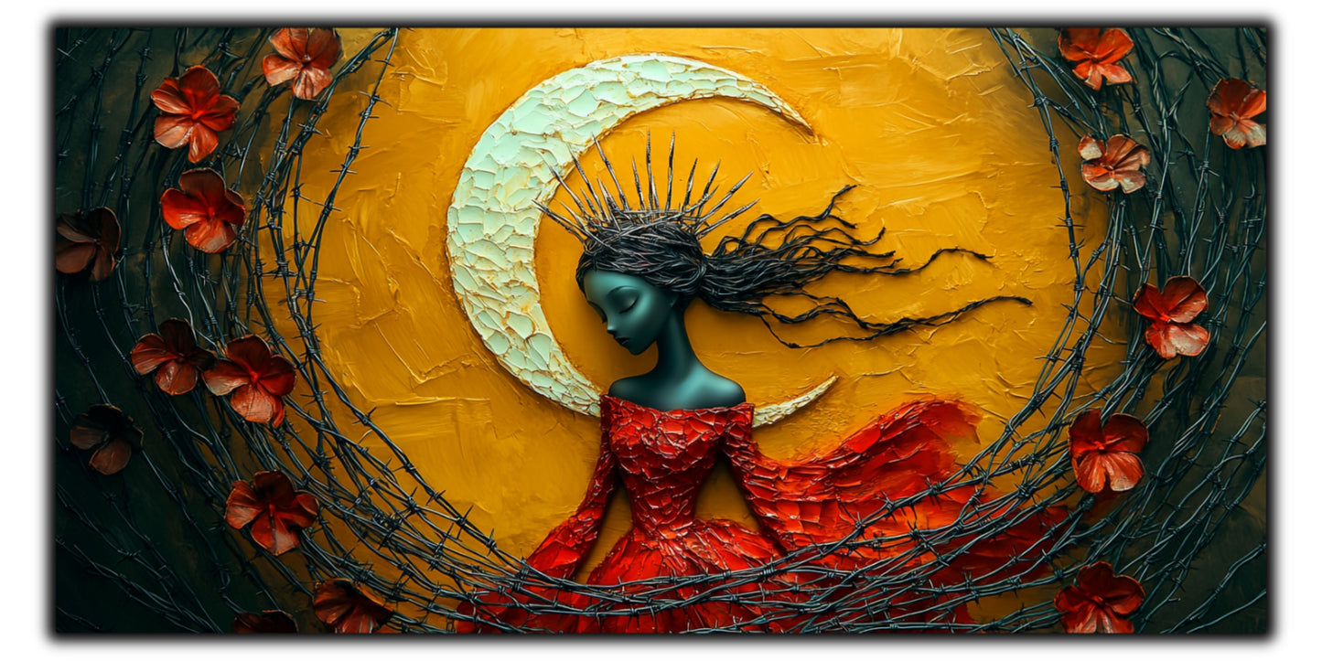 Thorned Beauty - Tablou Sticla Securizata - no11