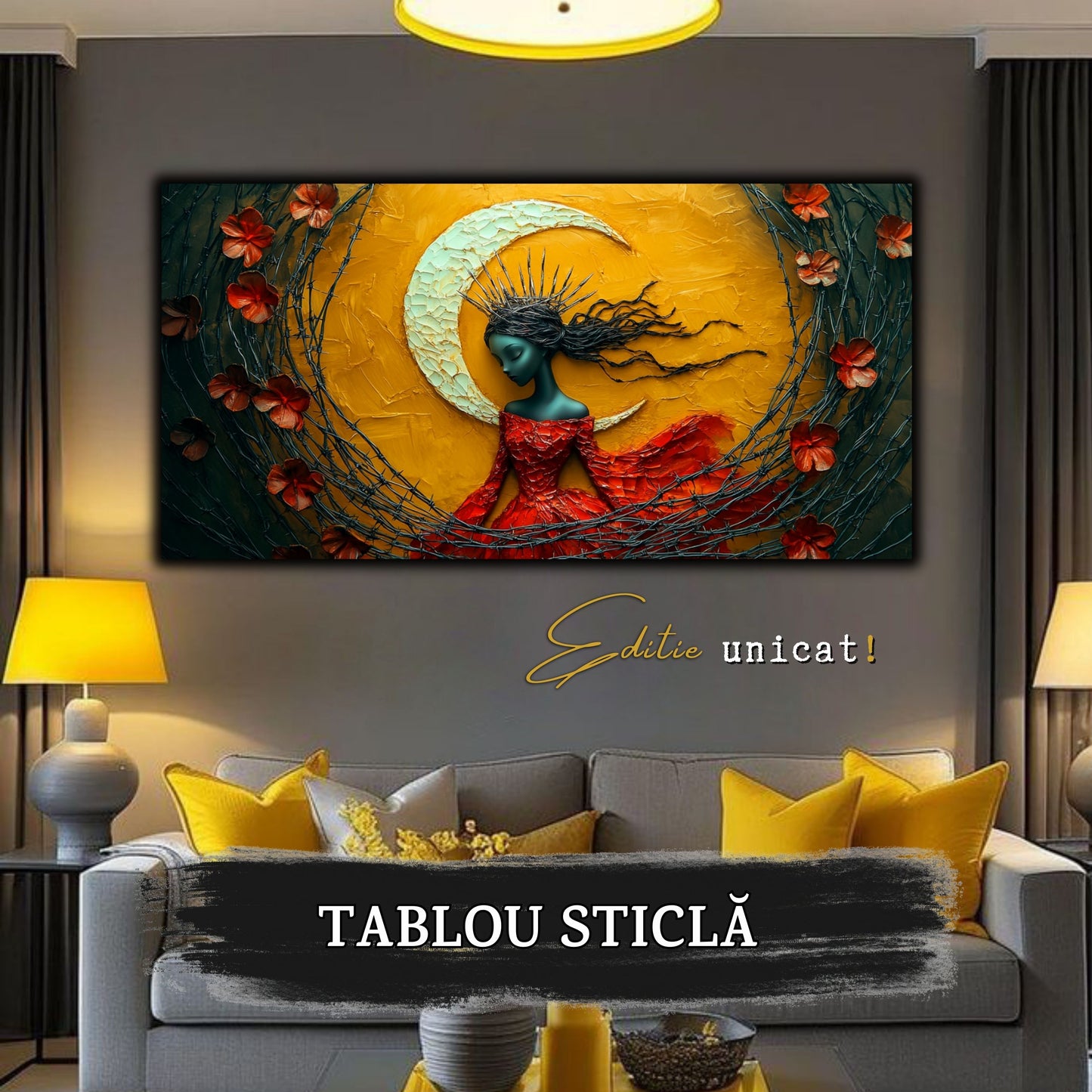 Thorned Beauty - Tablou Sticla Securizata - no11