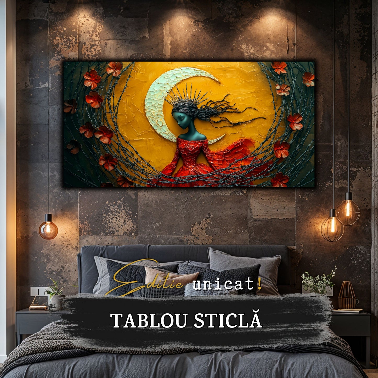 Thorned Beauty - Tablou Sticla Securizata - no11