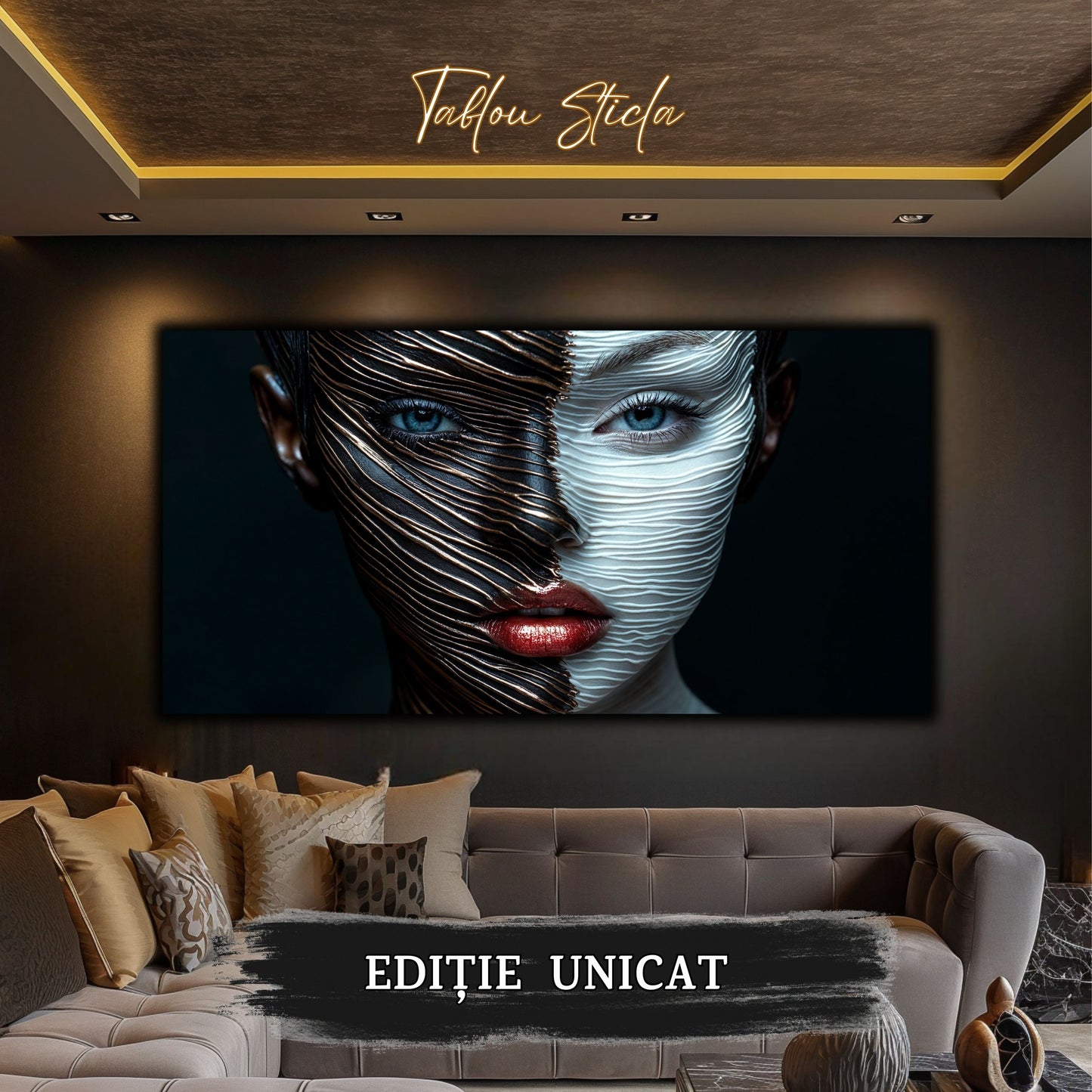 Innerverse - Tablou Sticla - Unicat - no10