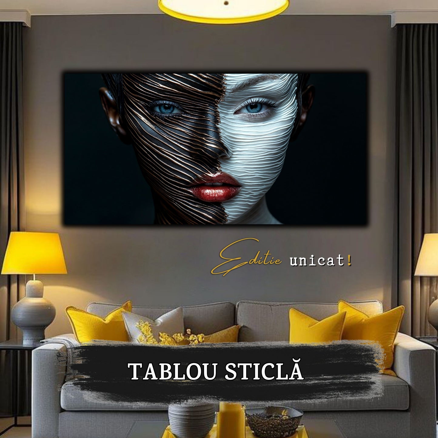 Innerverse - Tablou Sticla - Unicat - no10