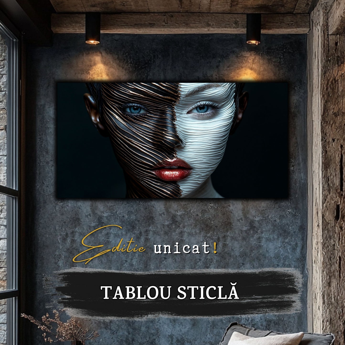Innerverse - Tablou Sticla - Unicat - no10