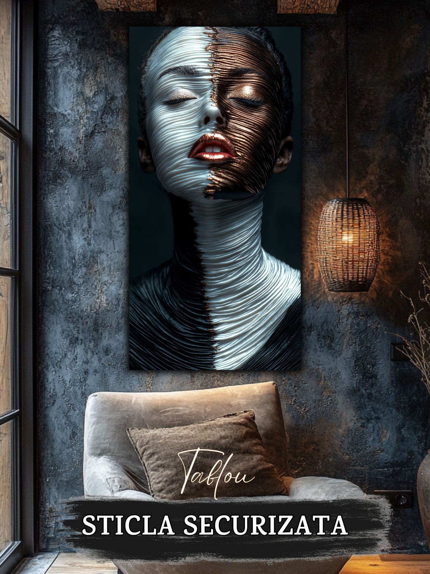Innerverse - Tablou Sticla - Unicat - no15