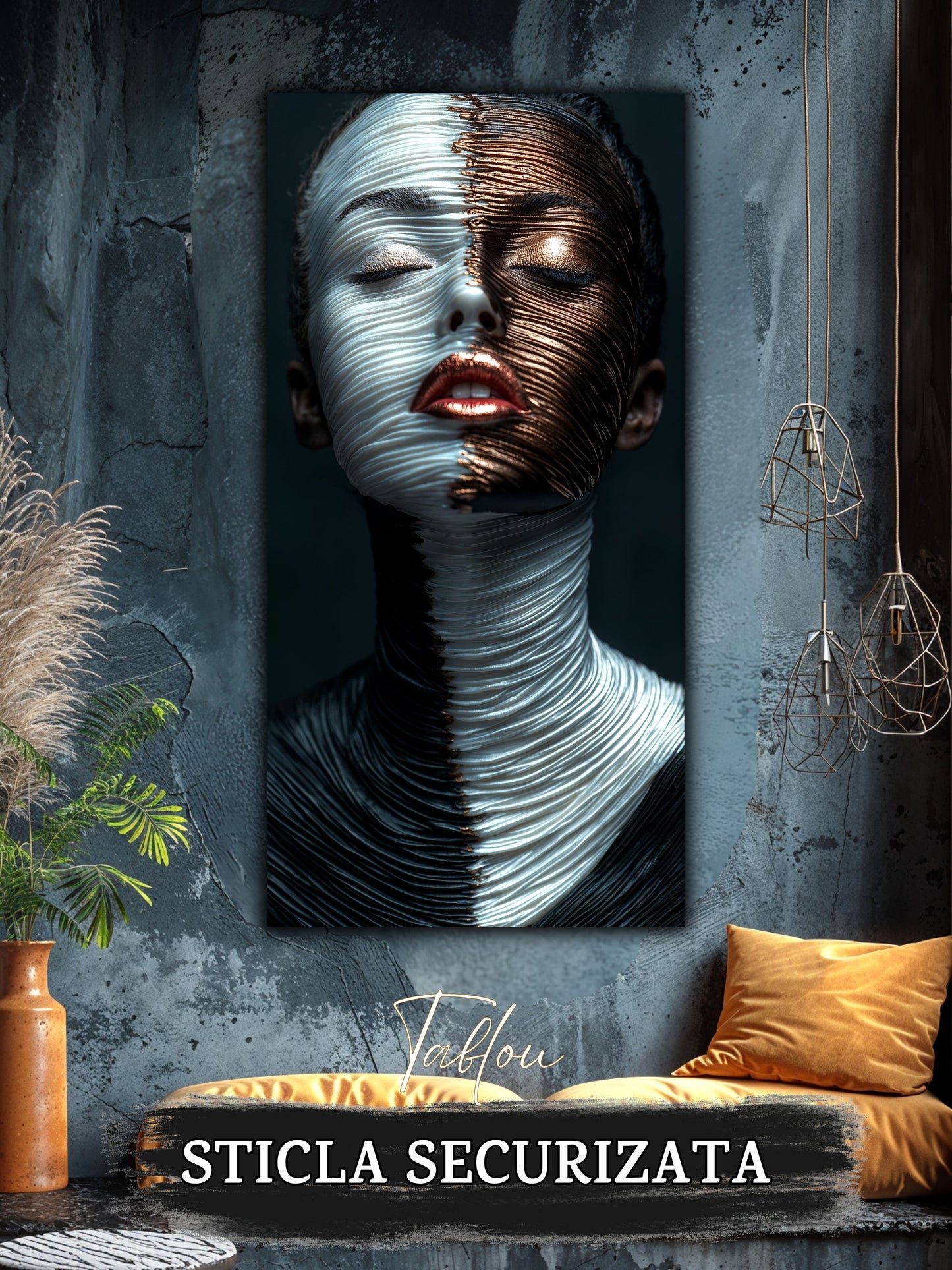 Innerverse - Tablou Sticla - Unicat - no15