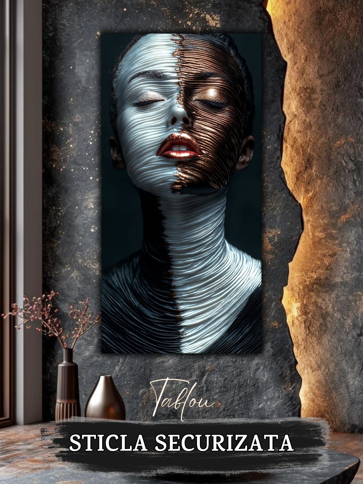 Innerverse - Tablou Sticla - Unicat - no15