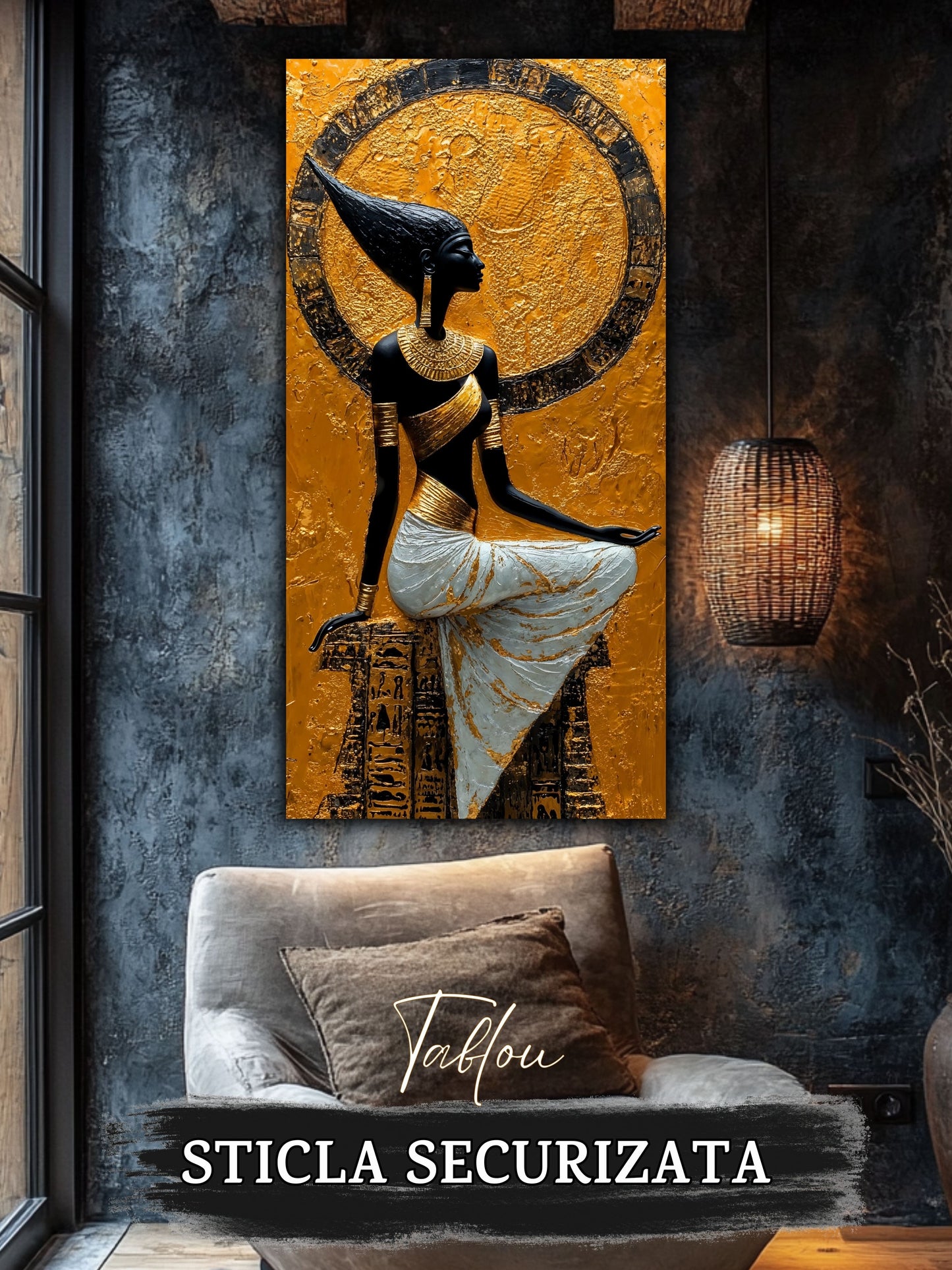 Whispers of the Nile - Tablou Sticla - 03