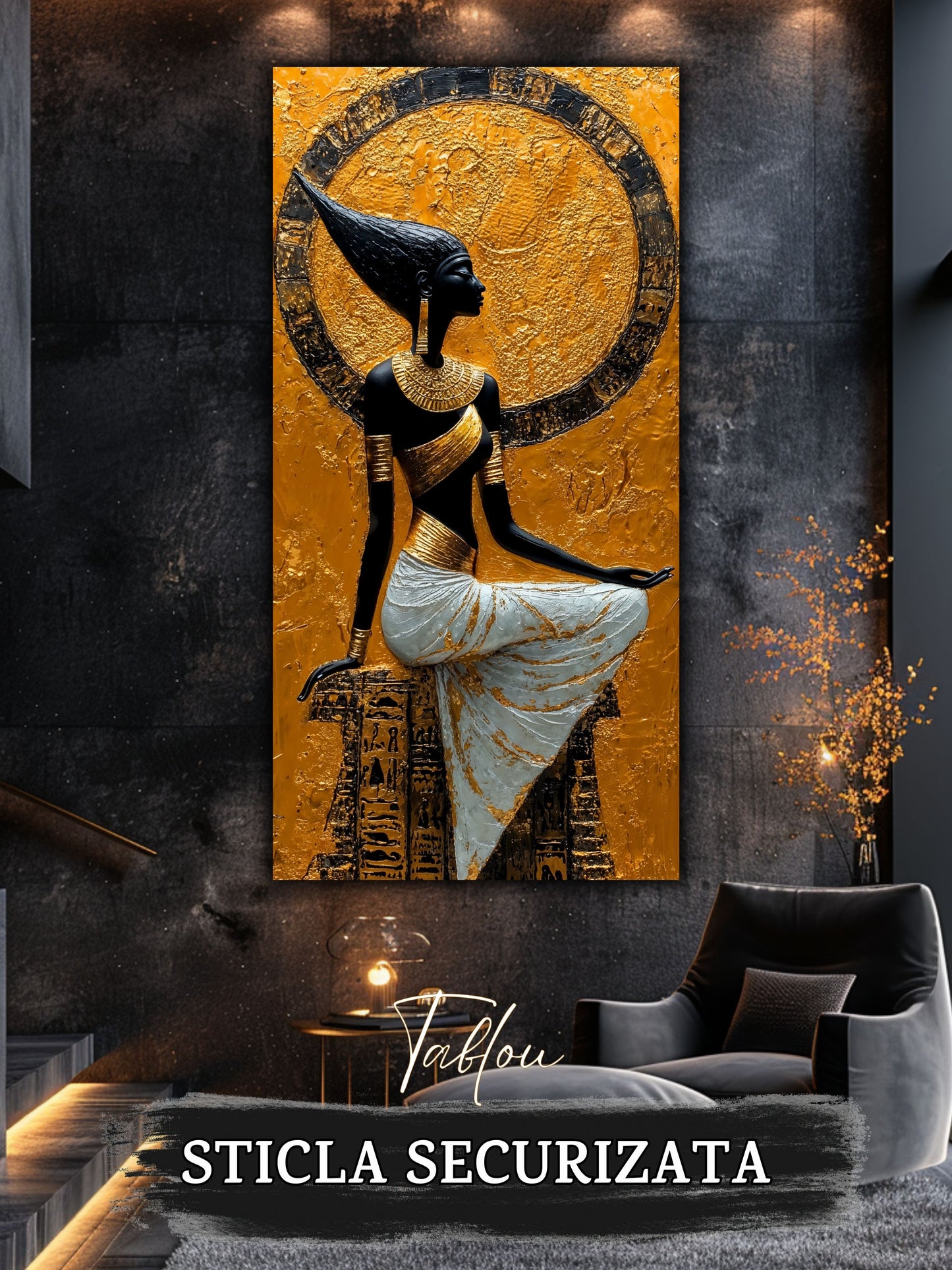 Whispers of the Nile - Tablou Sticla - 03
