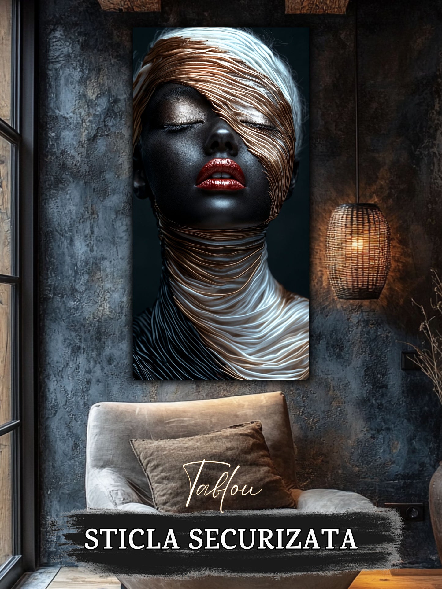 Innerverse - Tablou Sticla - Unicat - no03
