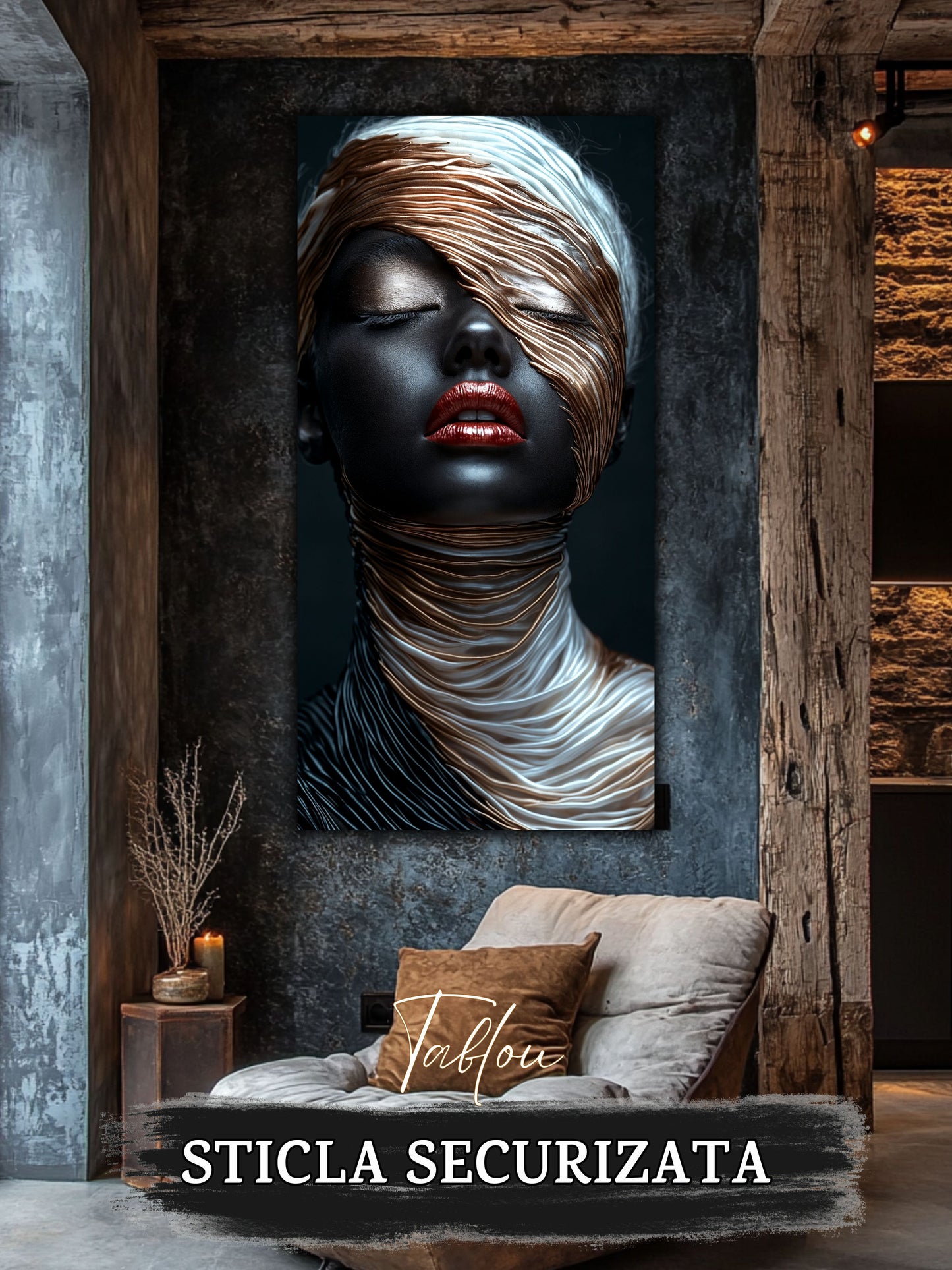 Innerverse - Tablou Sticla - Unicat - no03