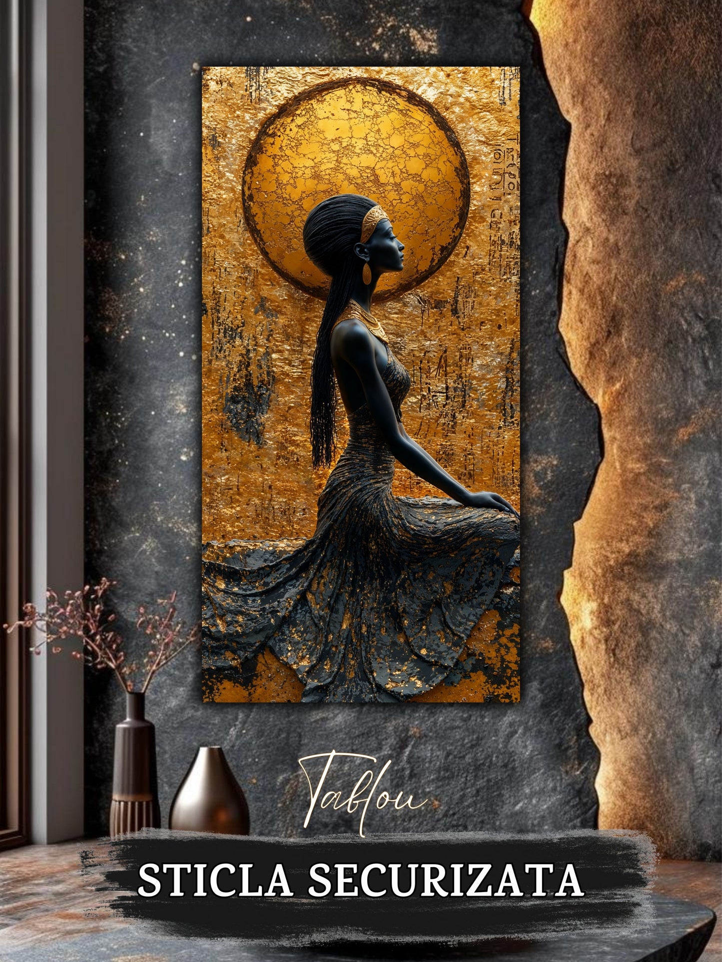 Whispers of the Nile - Tablou Sticla - 06