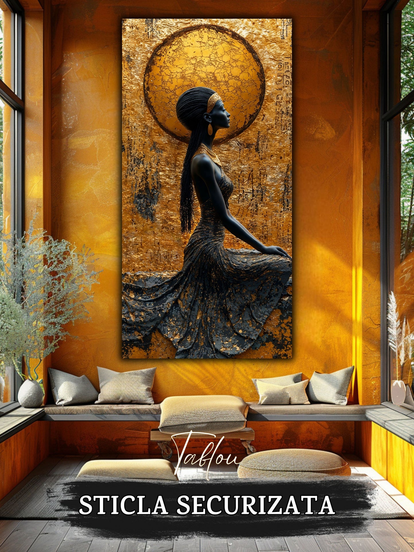 Whispers of the Nile - Tablou Sticla - 06