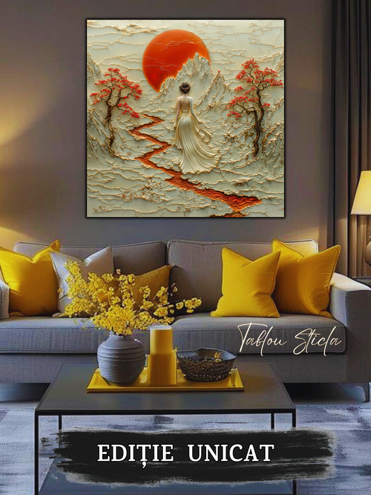 Tablou Sticla - Silk Road - 02