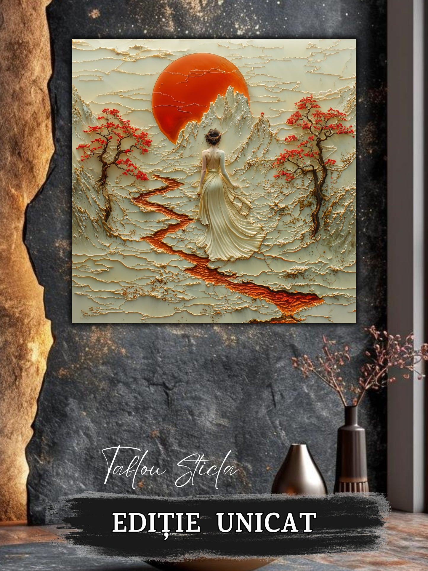 Tablou Sticla - Silk Road - 02