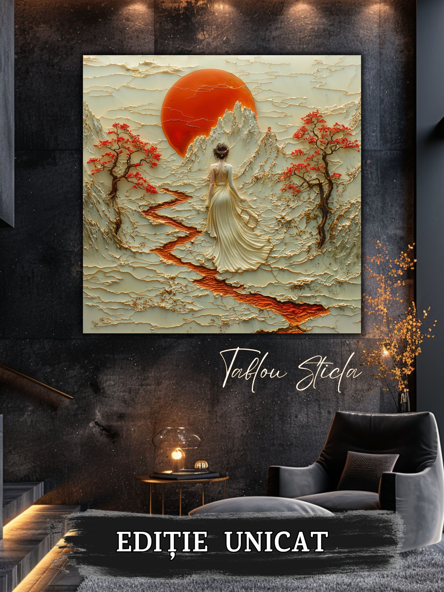 Tablou Sticla - Silk Road - 02