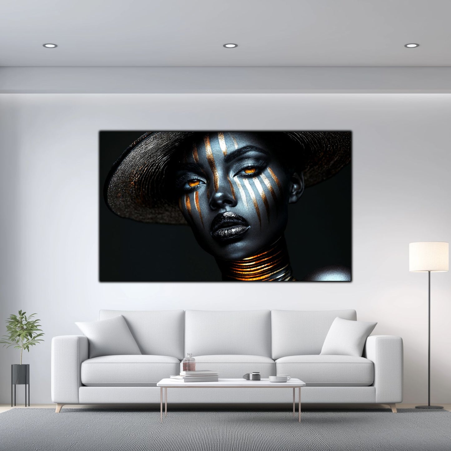 Dark Glow - Tablou elegant pentru living modern - Decor Contemporan Abstract