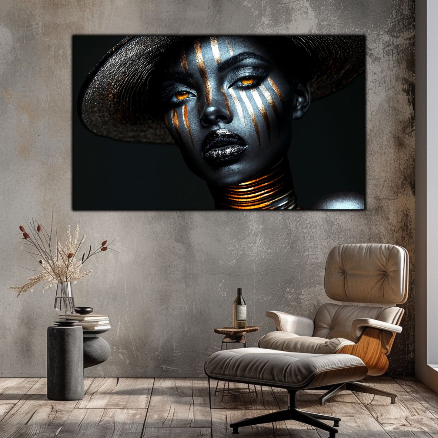 Dark Glow - Tablou elegant pentru living modern - Decor Contemporan Abstract