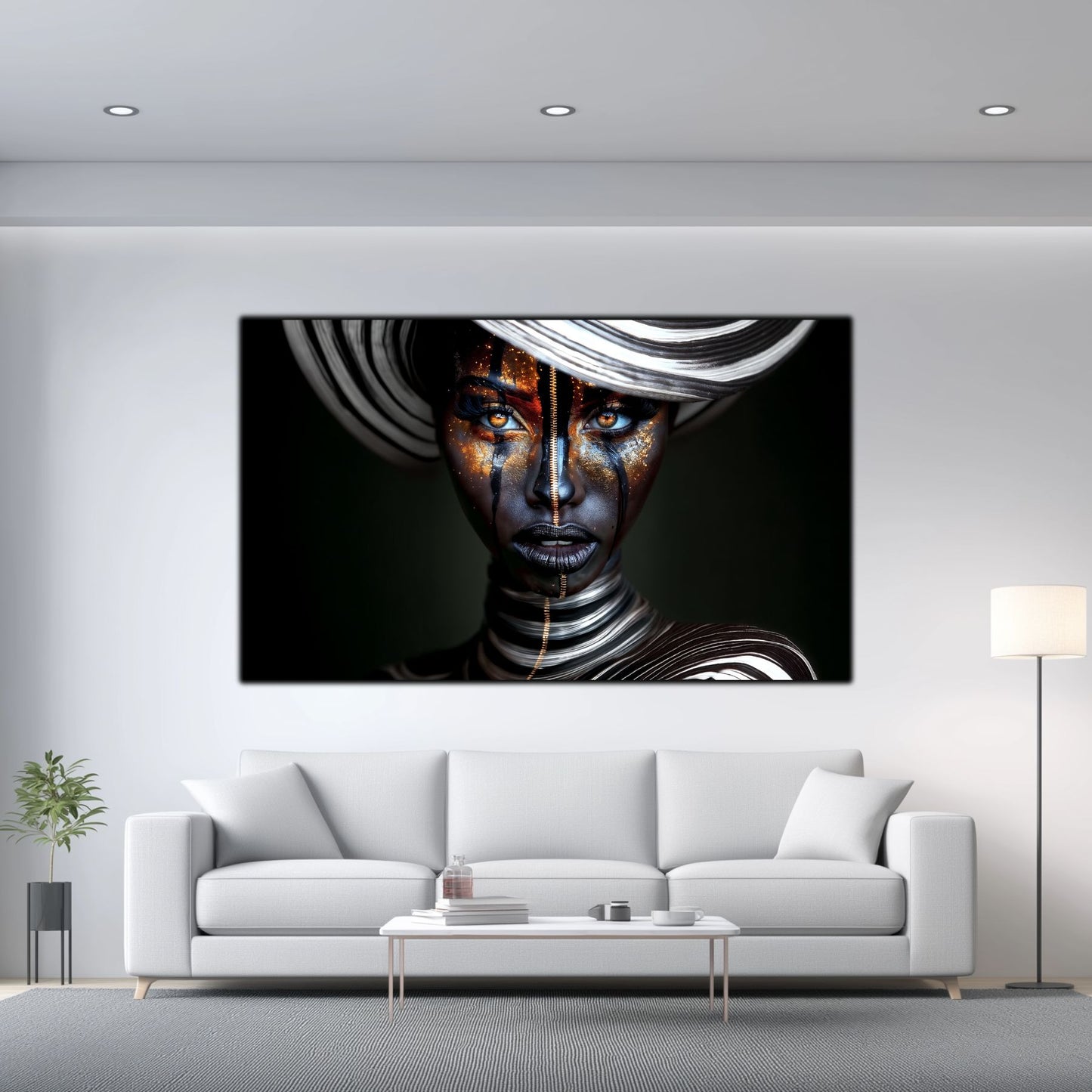 Dark Glow - Tablou elegant pentru living modern - Decor Contemporan Abstract