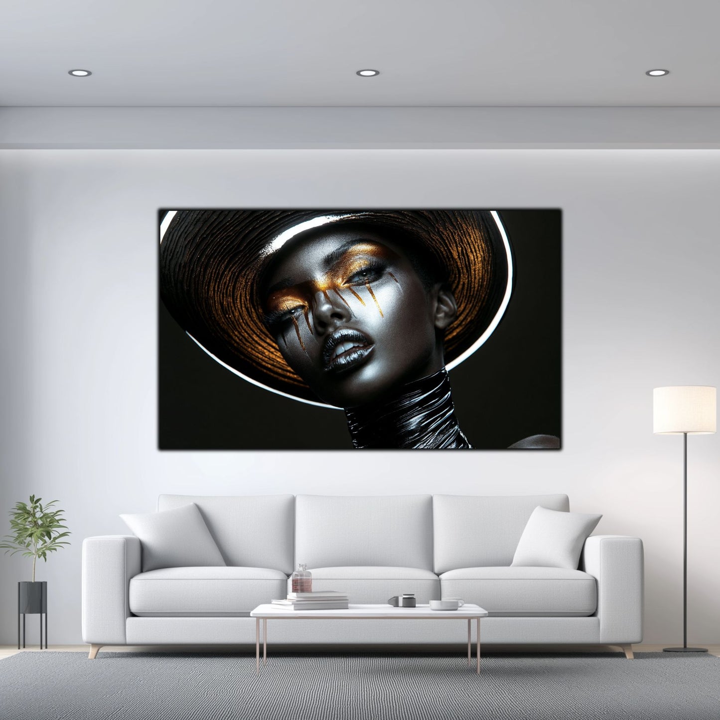 Dark Glow - Tablou elegant pentru living modern - Decor Contemporan Abstract