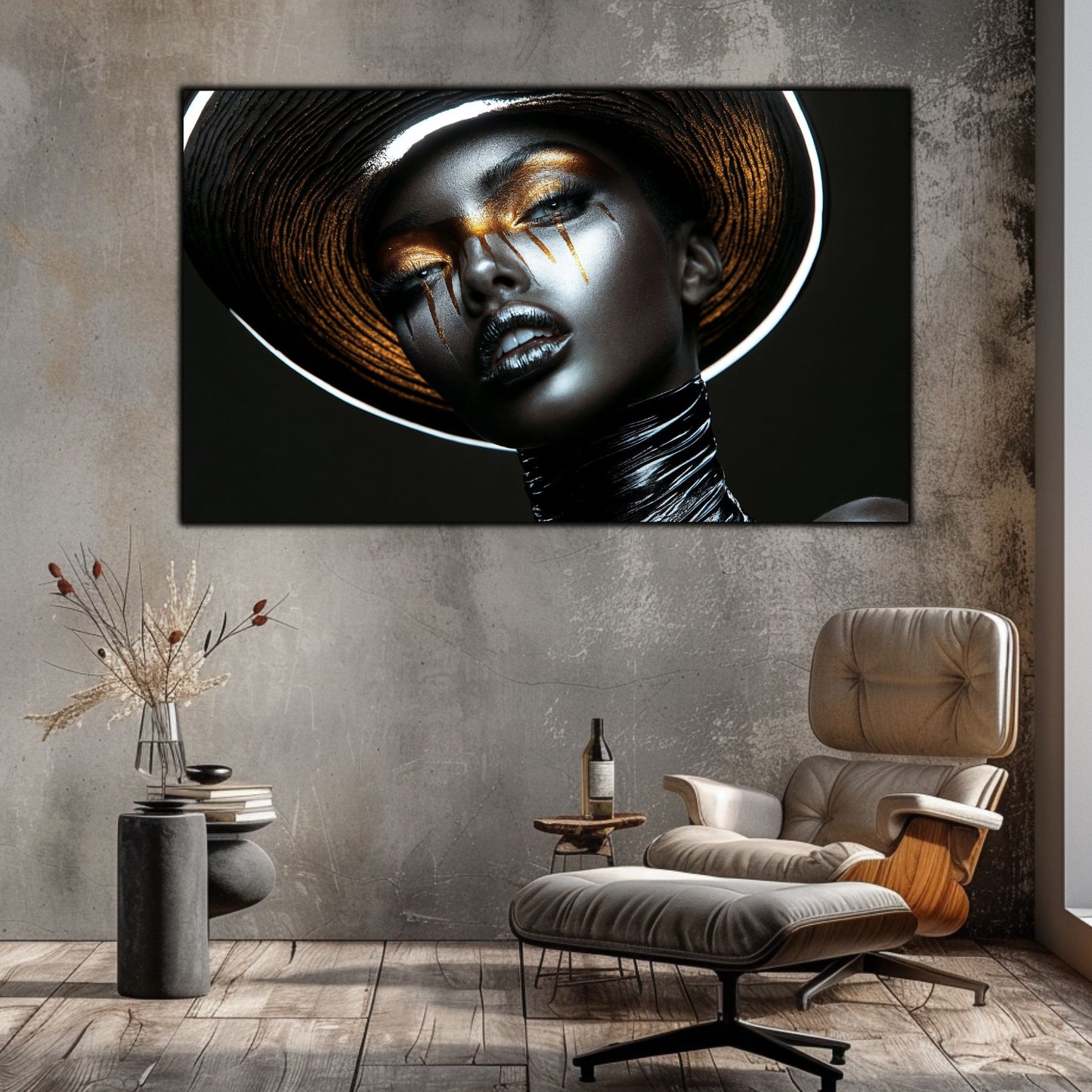 Dark Glow - Tablou elegant pentru living modern - Decor Contemporan Abstract