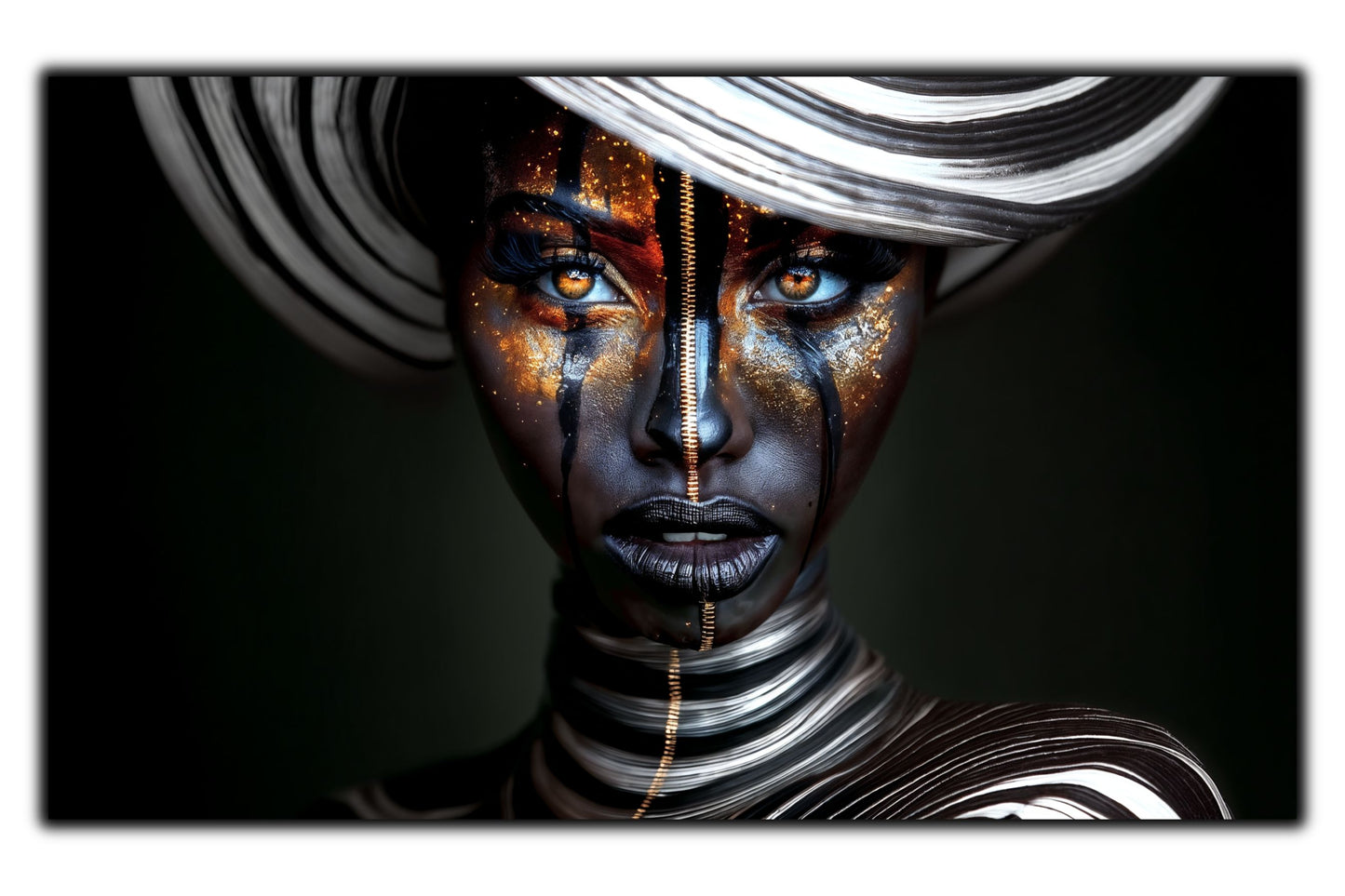 Dark Glow - Tablou elegant pentru living modern - Decor Contemporan Abstract