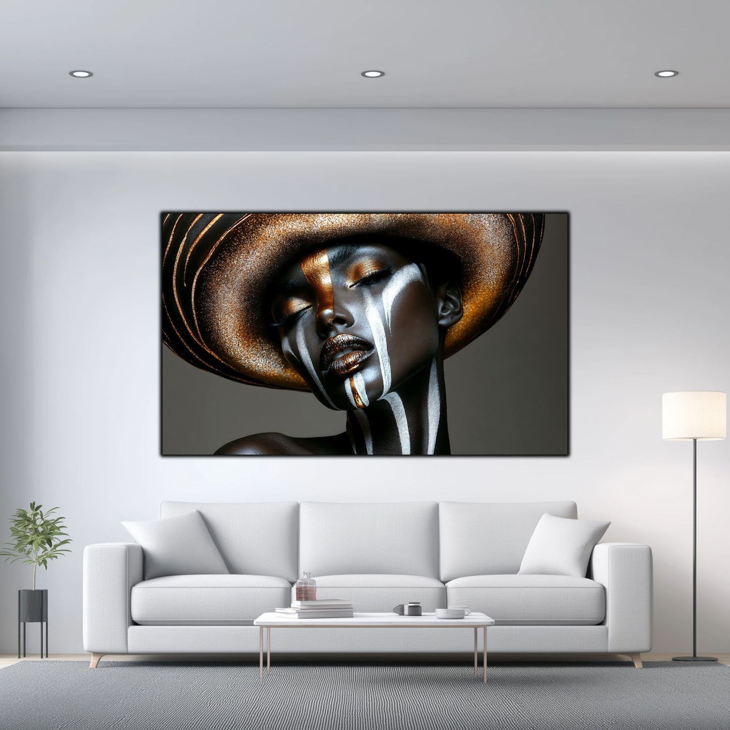 Dark Glow - Tablou elegant pentru living modern - Decor Contemporan Abstract