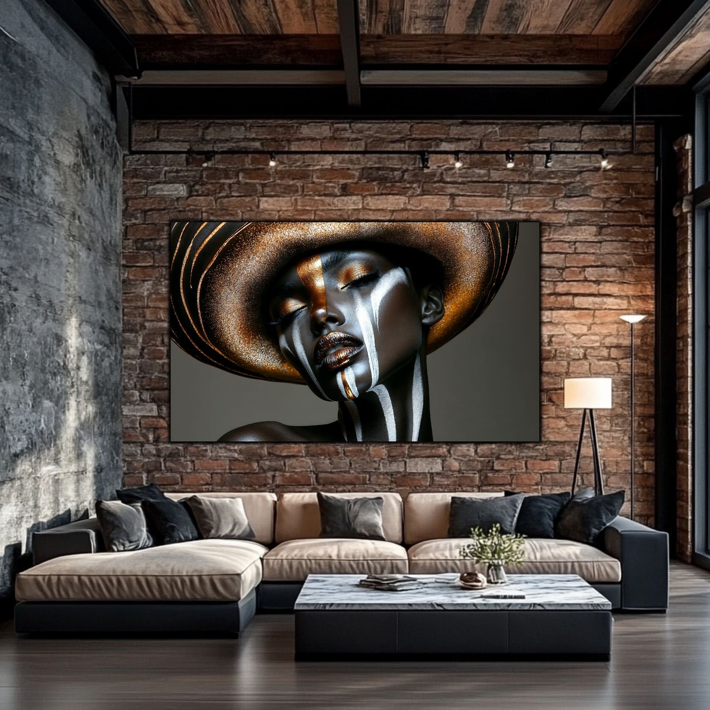 Dark Glow - Tablou elegant pentru living modern - Decor Contemporan Abstract