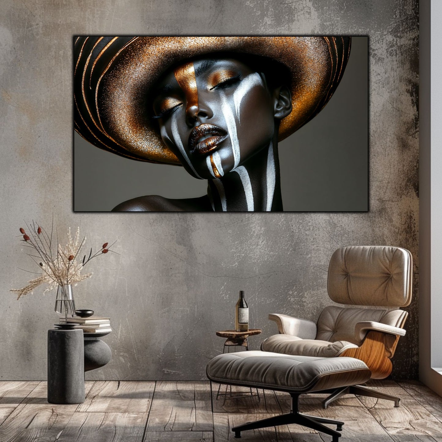 Dark Glow - Tablou elegant pentru living modern - Decor Contemporan Abstract
